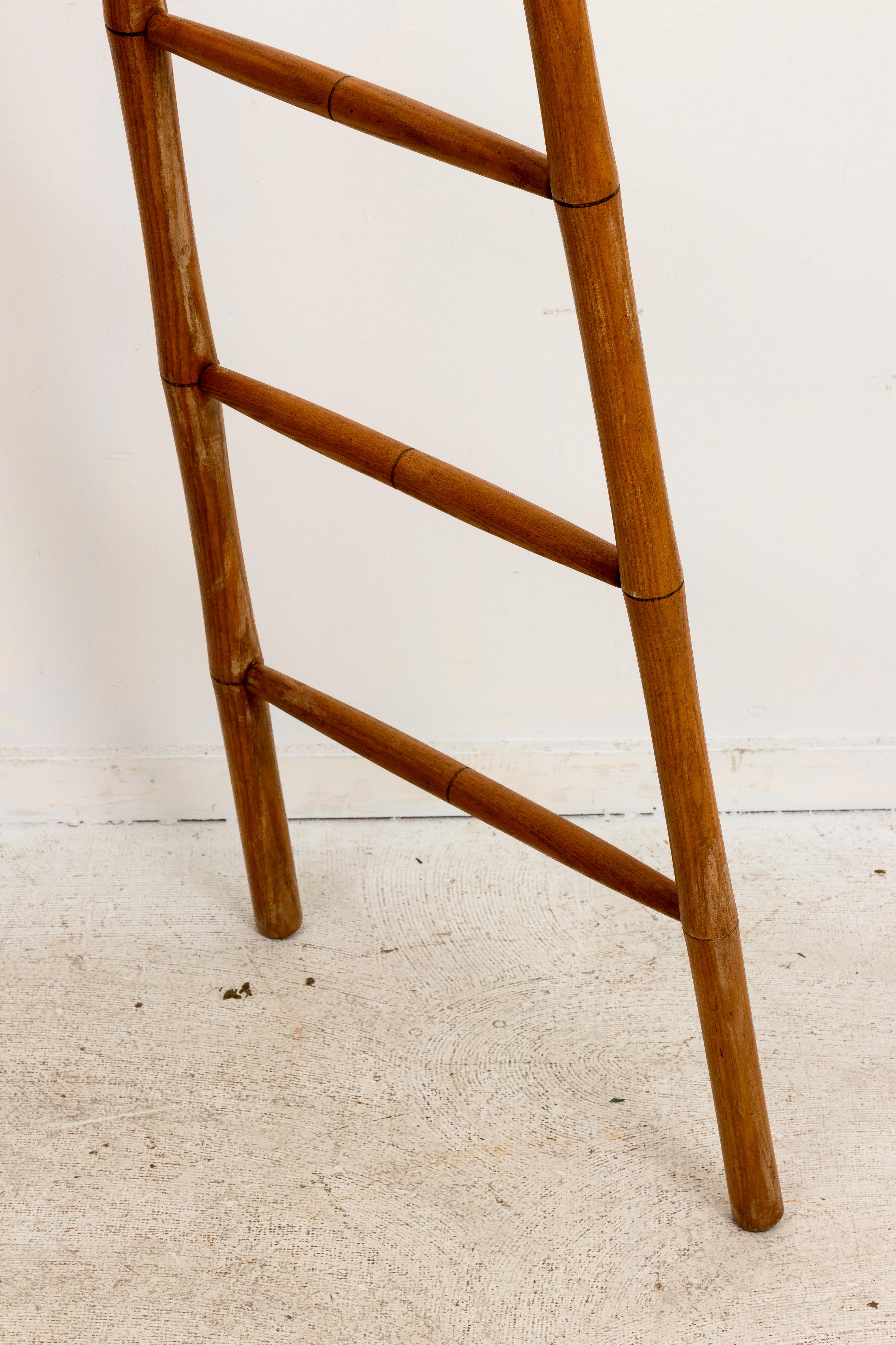 French Folding Library Ladder In Good Condition In New York, NY