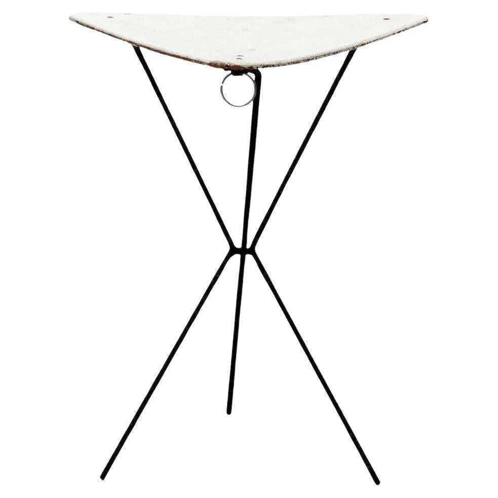 Table pliante française - Circa 1960, fabriquée en France par un designer inconnu Bon état - En vente à Barcelona, ES