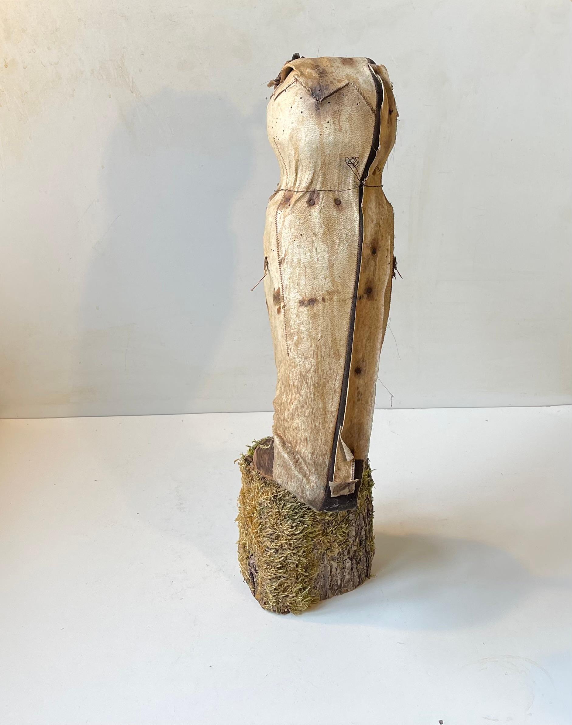 Francese Esca di gufo di arte popolare francese - Spaventapasseri, anni '30 in vendita