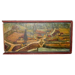 Französische Volkskunst-Gemälde