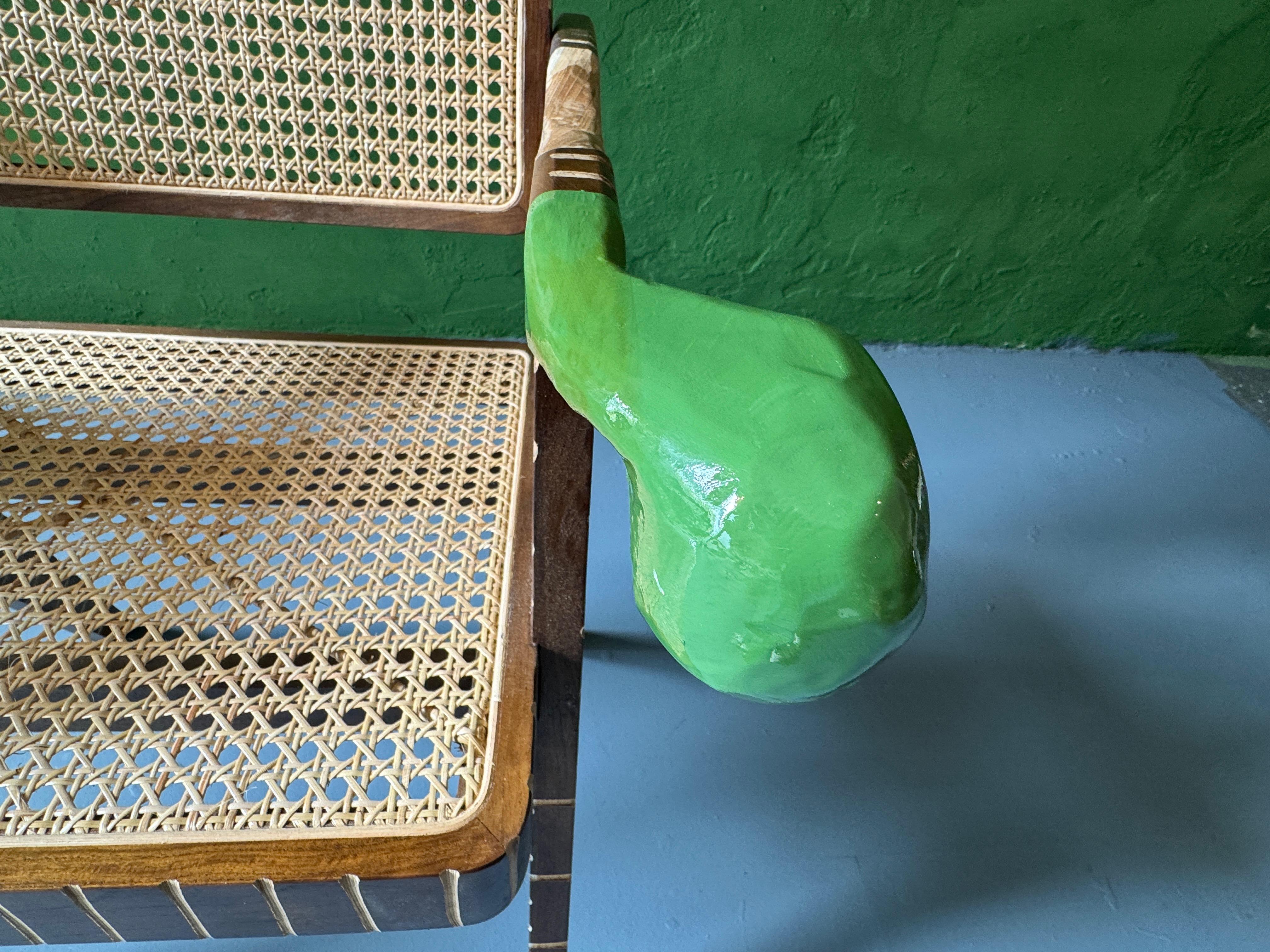 French Folk Singer Chair, zeitgenössisch von Markus Friedrich Staab (Mitte des 20. Jahrhunderts) im Angebot