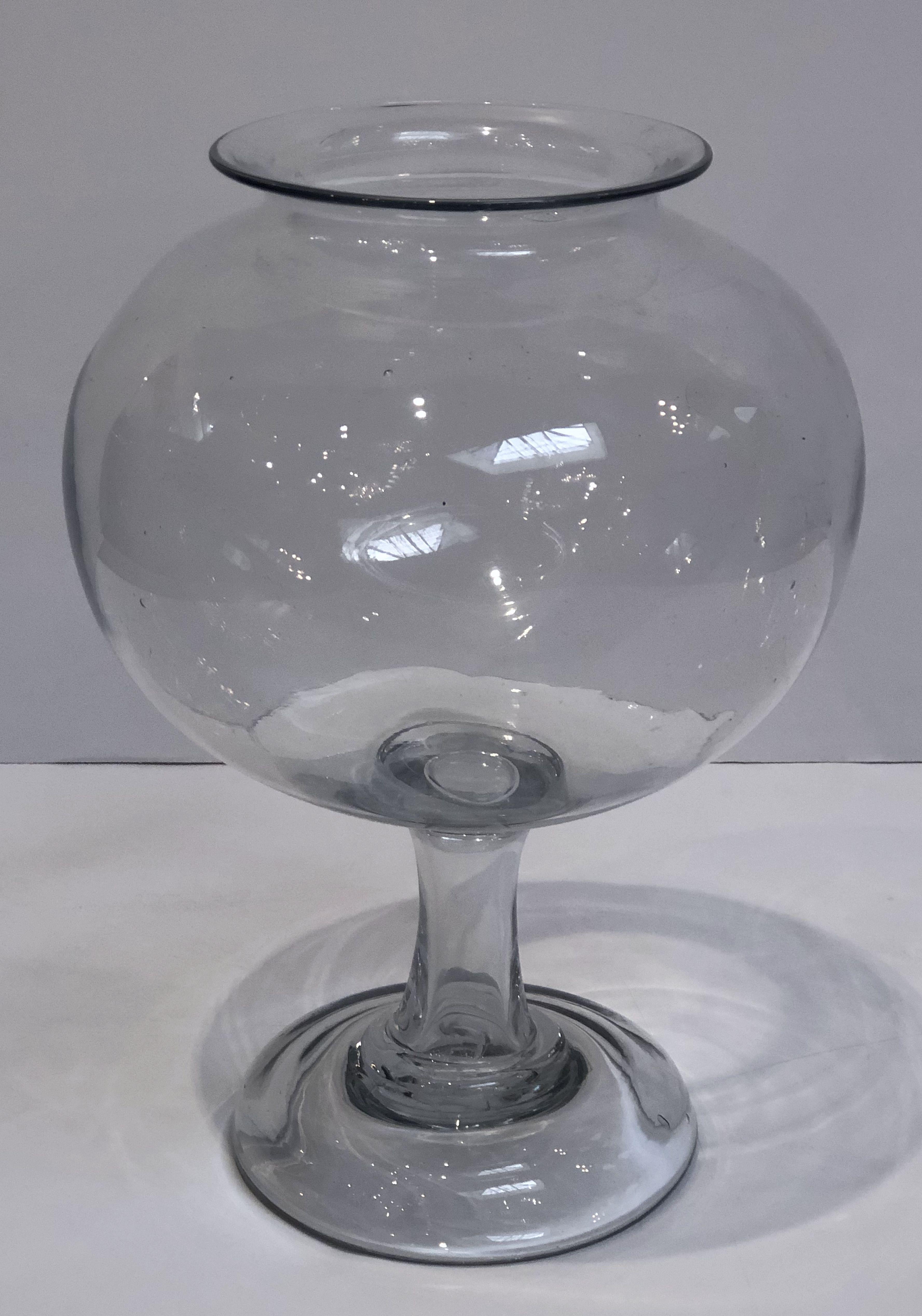 French Footed Leeches Jar of Glass from the 19th Century, a Medical Rarity 3