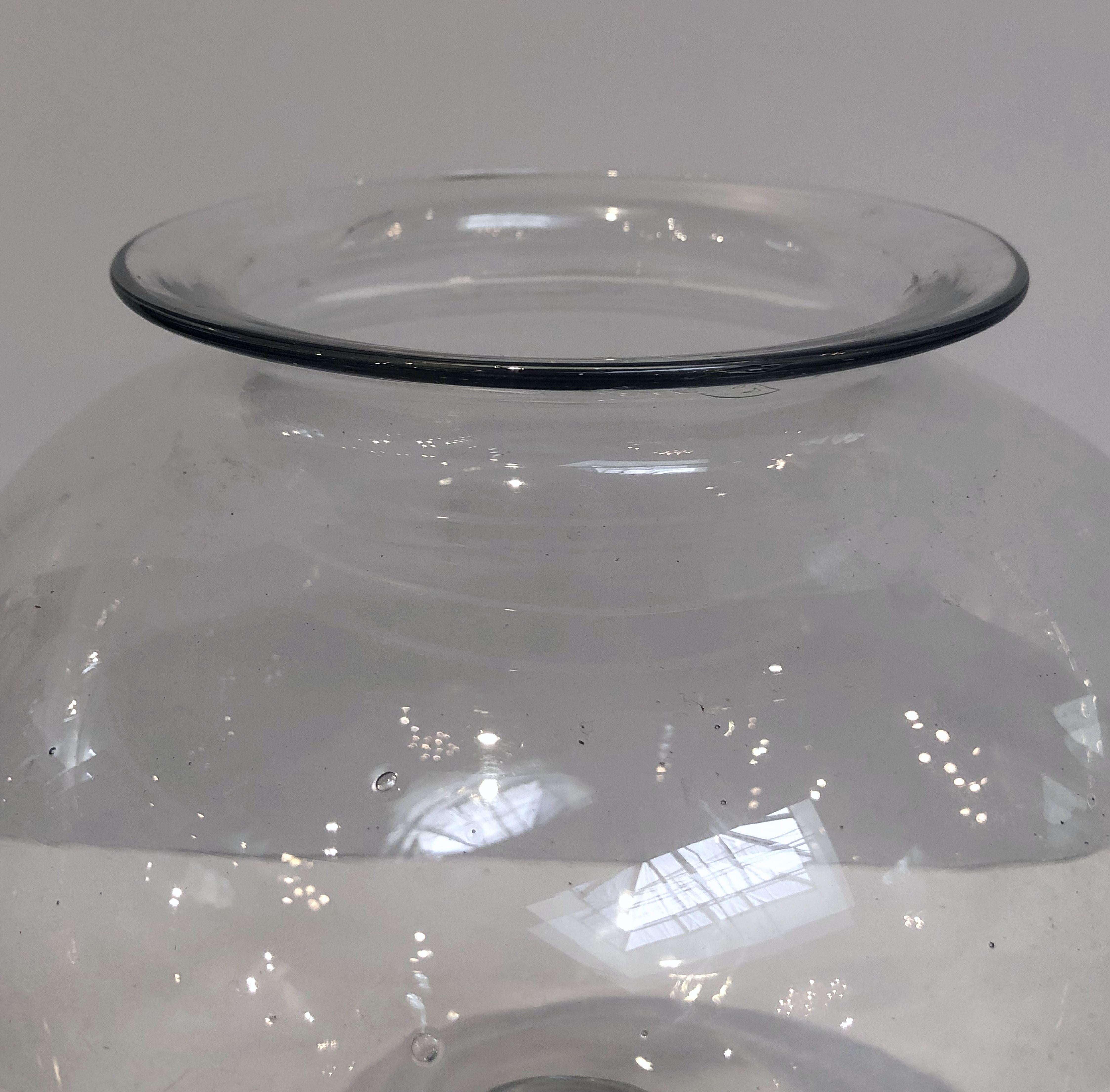 French Footed Leeches Jar of Glass from the 19th Century, a Medical Rarity 4