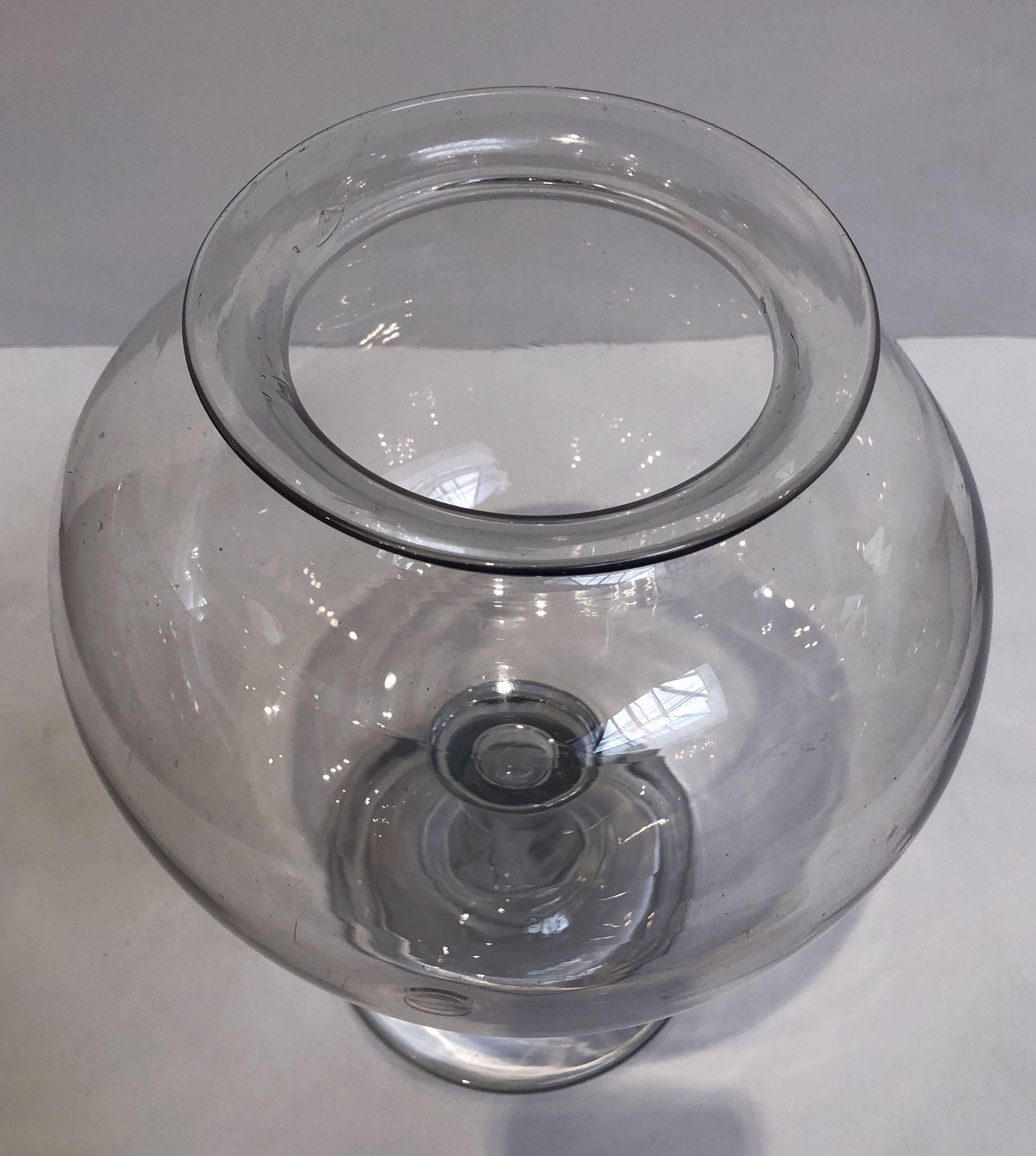 glass leech jar