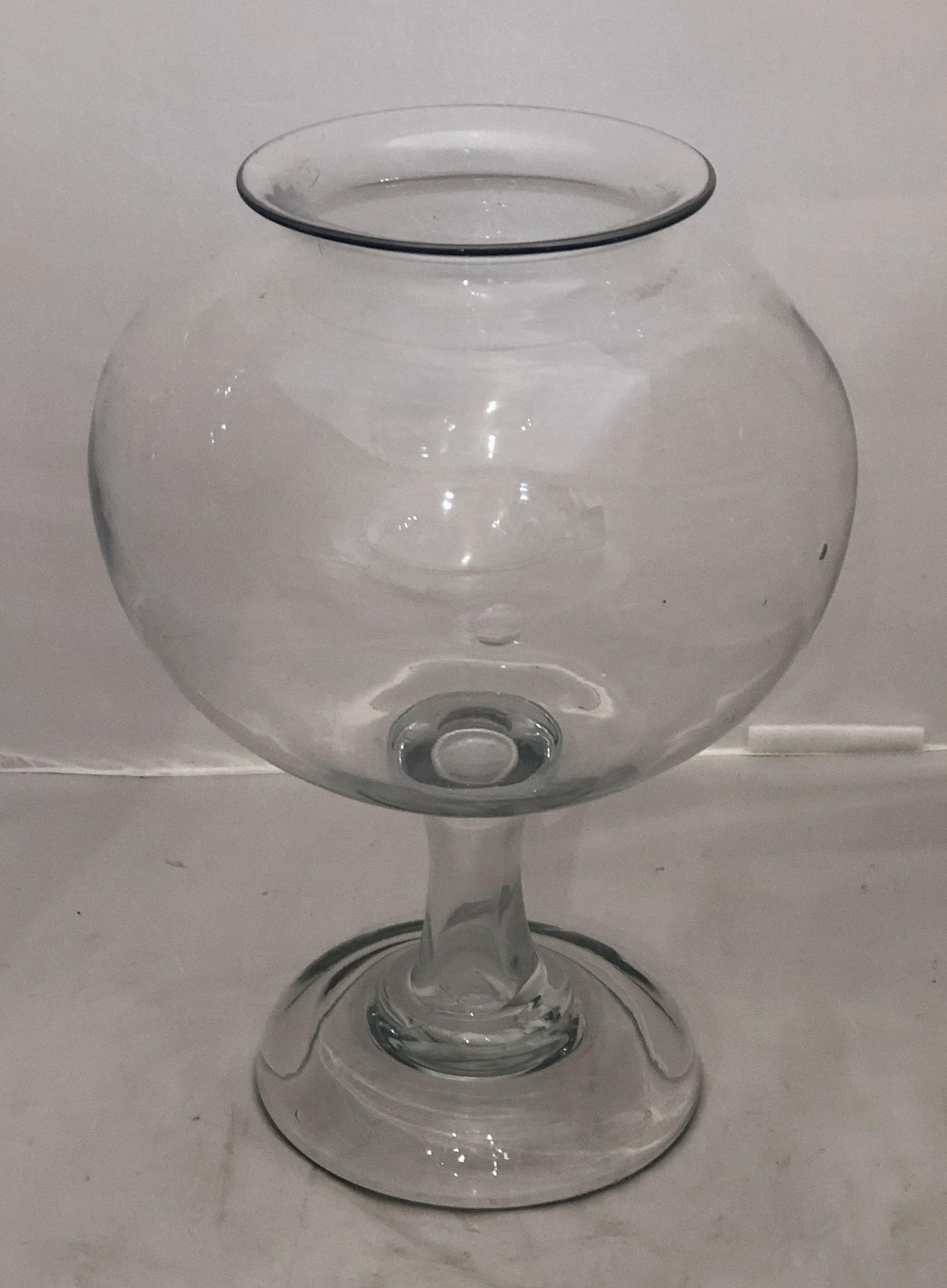 French Footed Leeches Jar of Glass from the 19th Century, a Medical Rarity 1