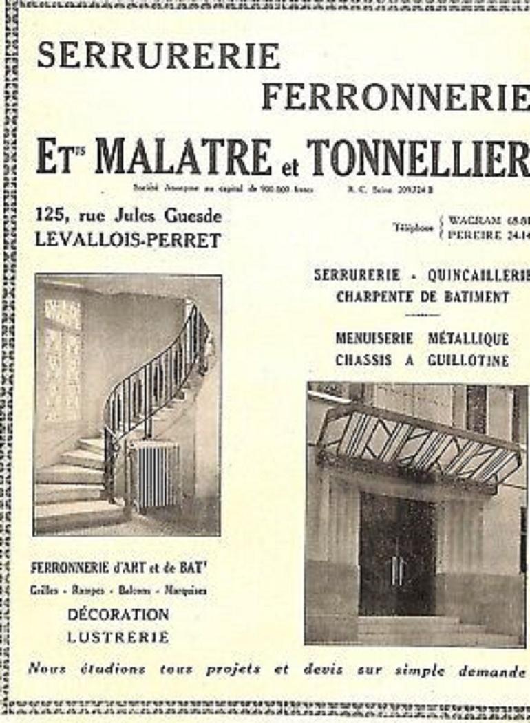 French Forged Iron Art Déco Center Table by Malatre Et Tonnelier, 1930s For Sale 5