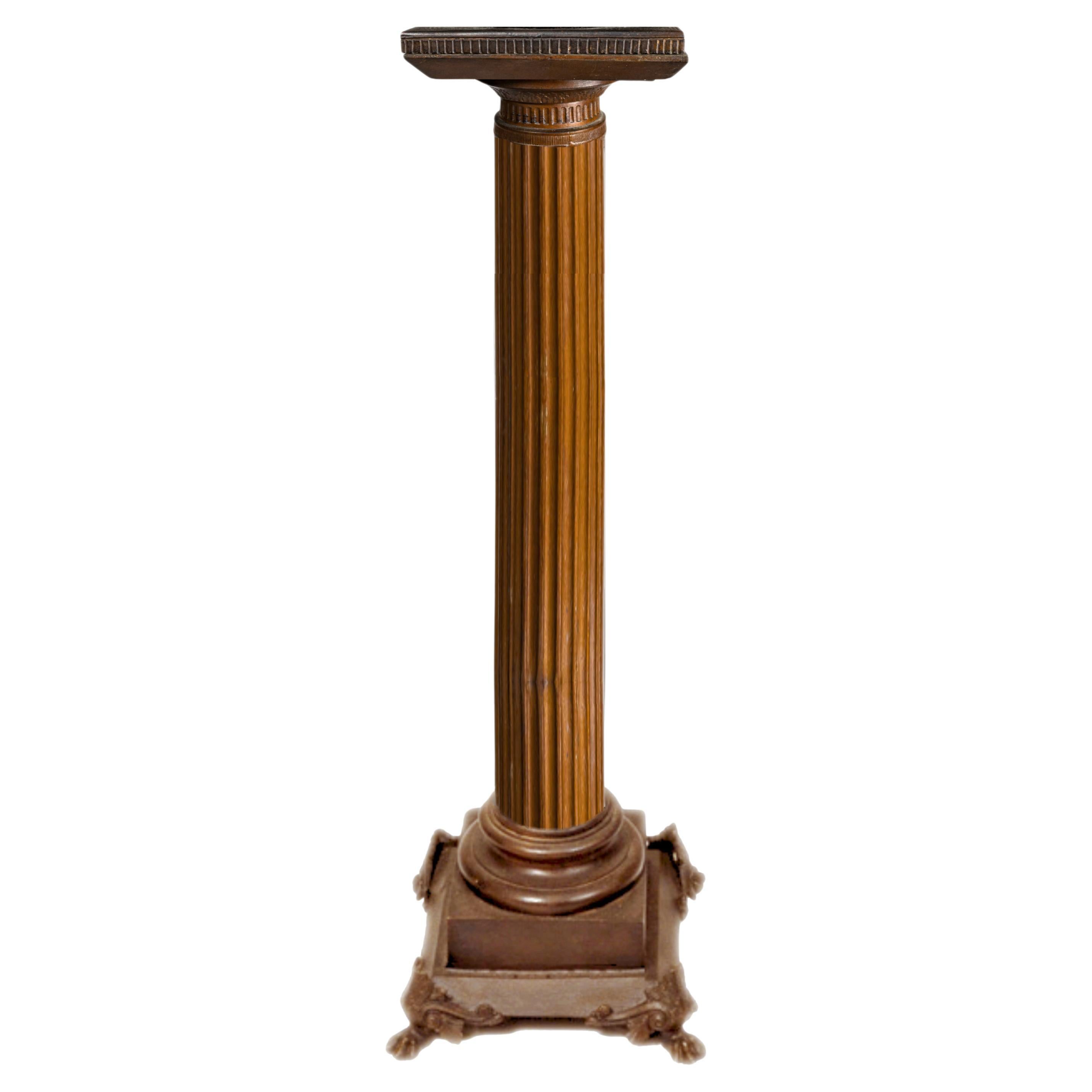 Französische geschmiedete Napoleon III.-Säule, 19. Jahrhundert