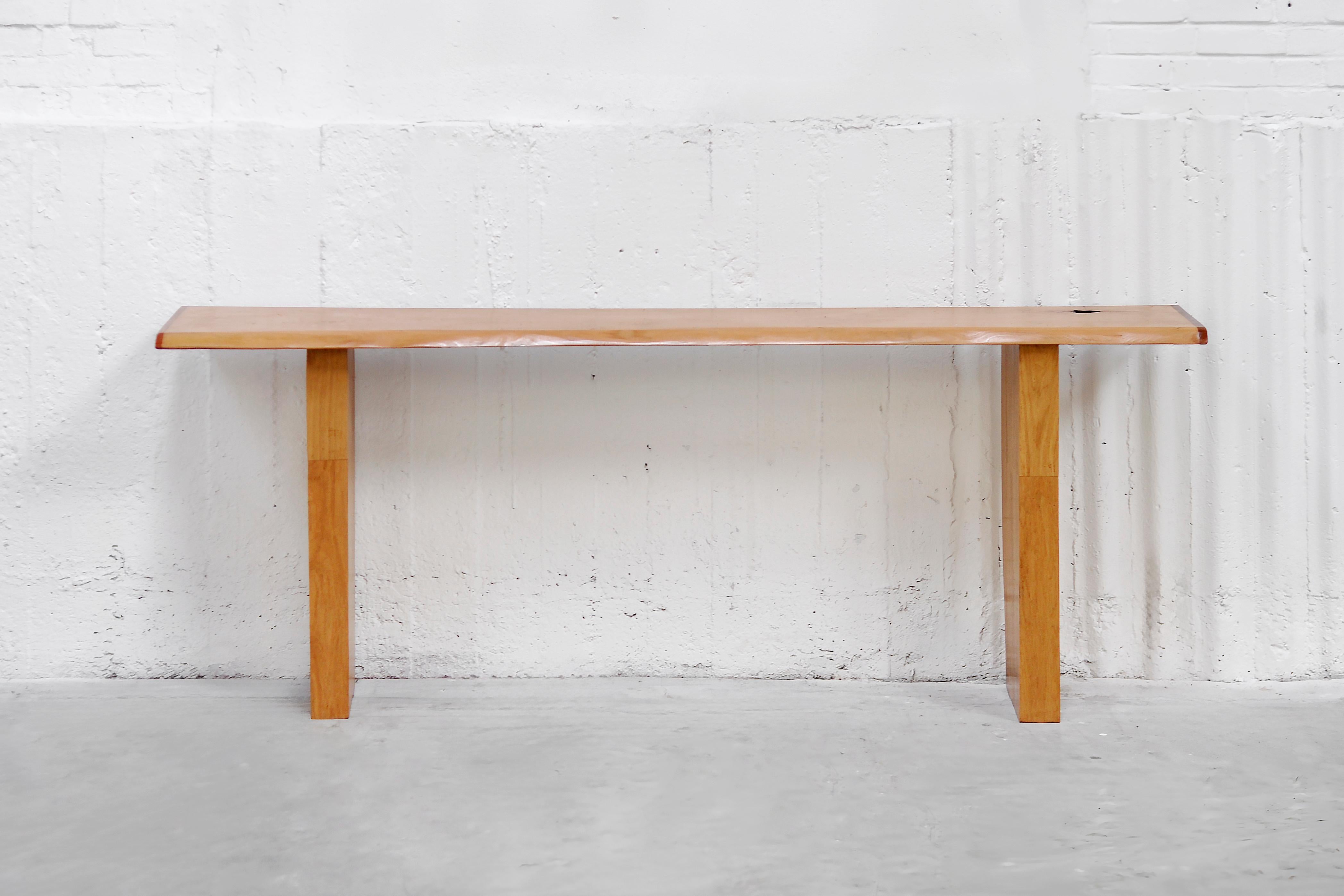 French 'Forme Libre' Console Table In The Style Of Charlotte Perriand In Good Condition For Sale In Antwerp, Antwerp