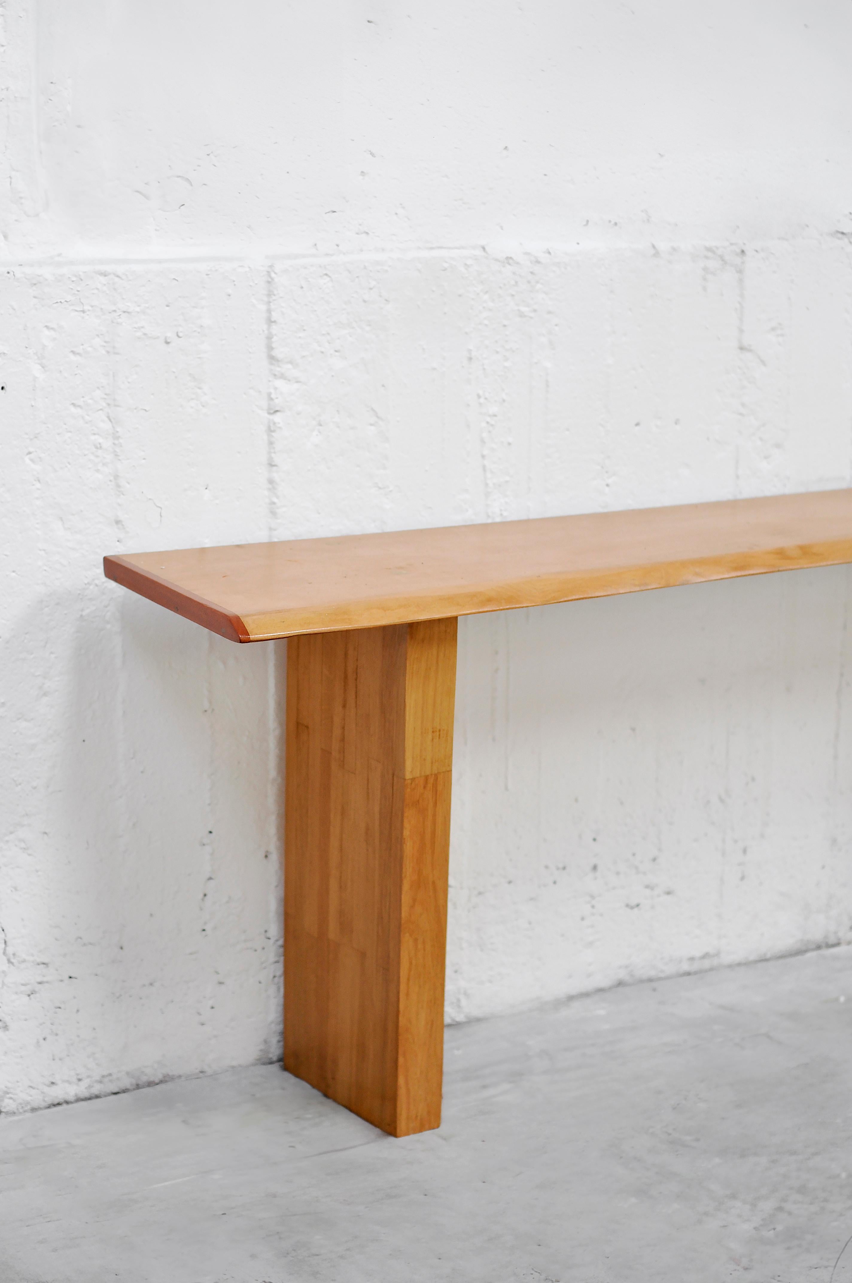 20th Century French 'Forme Libre' Console Table In The Style Of Charlotte Perriand For Sale