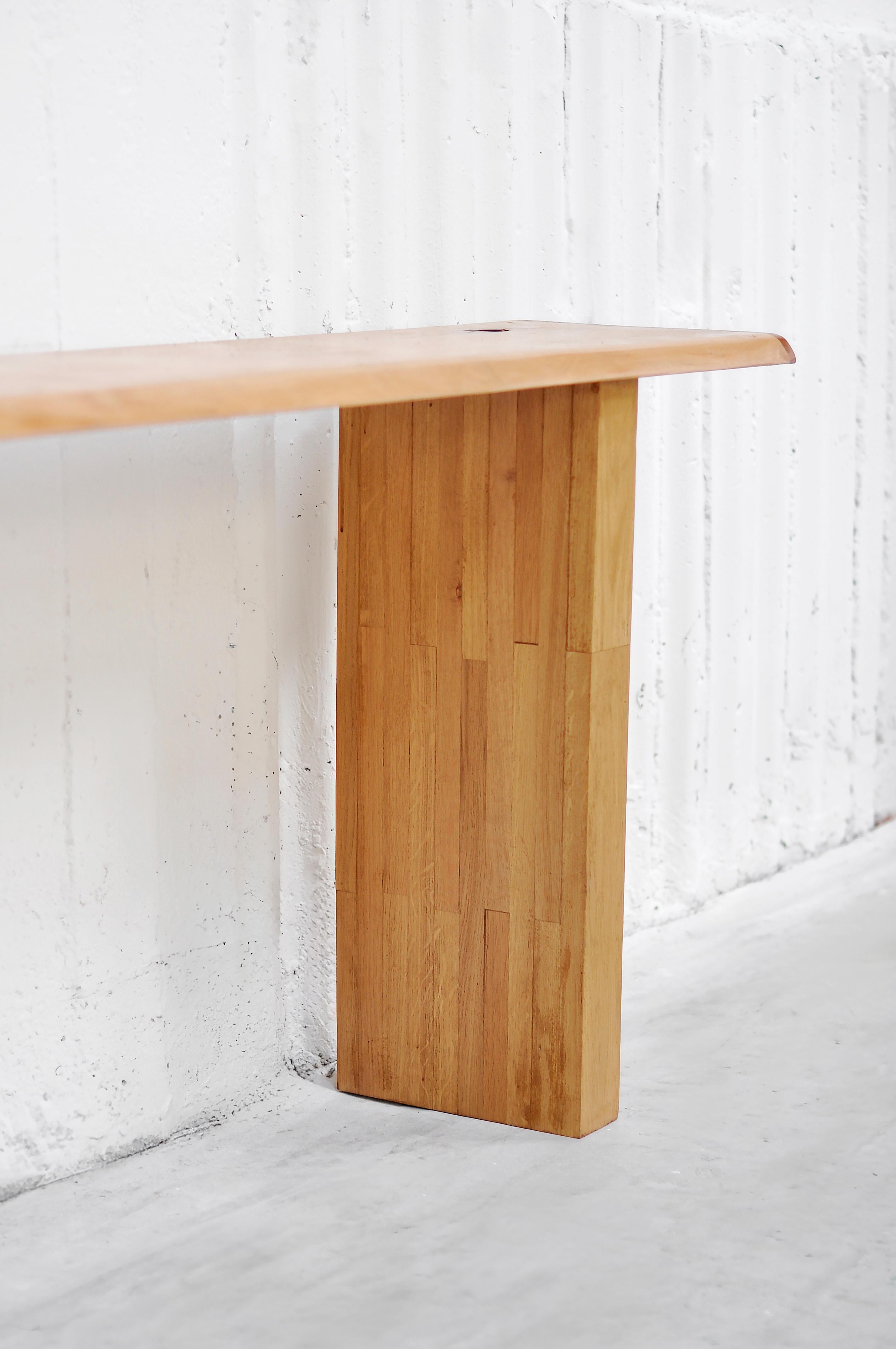 French 'Forme Libre' Console Table In The Style Of Charlotte Perriand For Sale 1