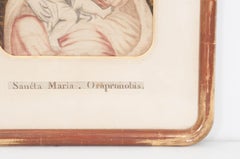 French Framed Art of Blessed Mother and Child