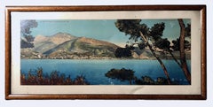 French Framed Color Photos of Menton and Cap Martin, French Riviera, 1950s