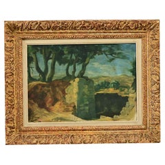 French Framed Landscape Painting