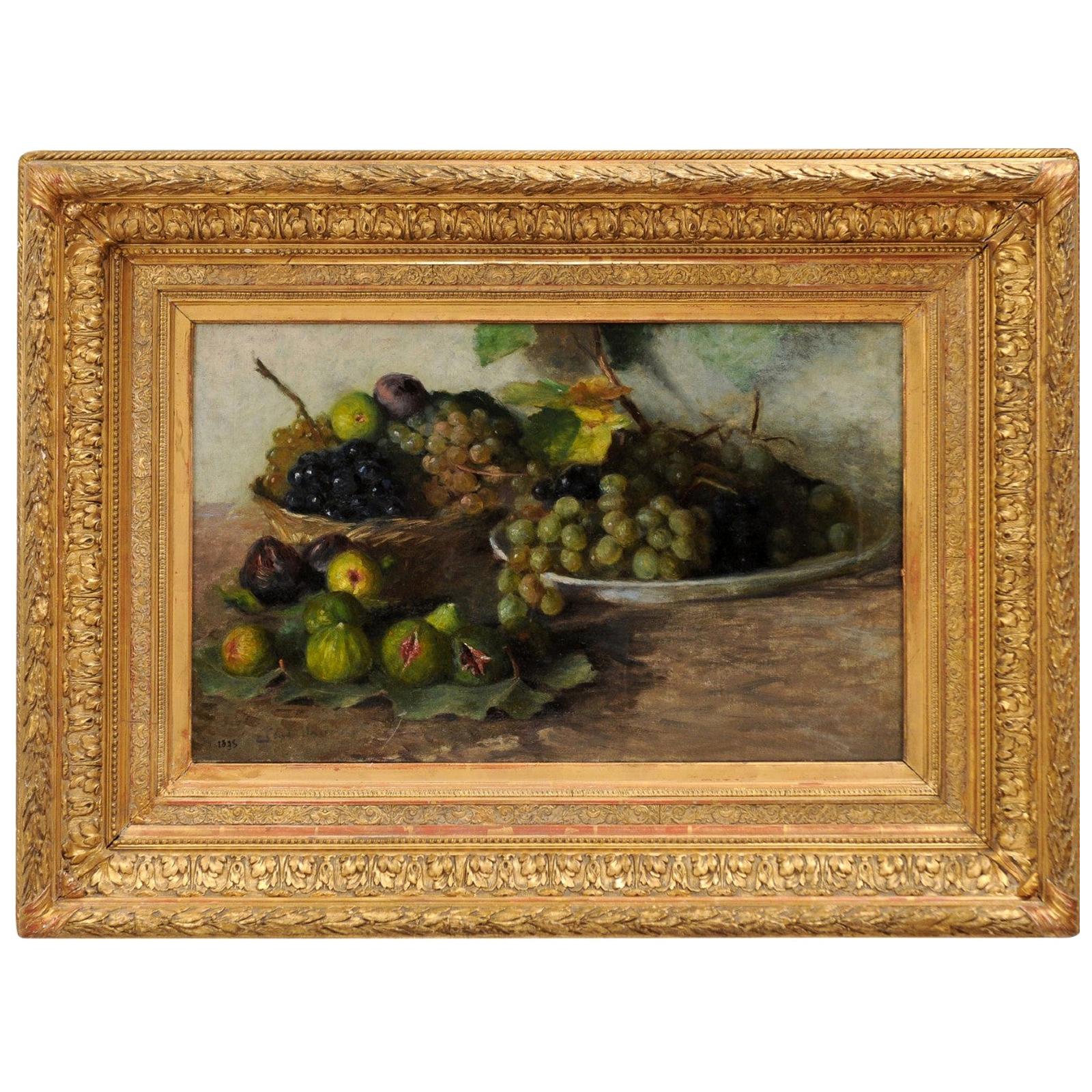 Oil on Canvas Depicting a Landscape, circa 1894 For Sale at 1stDibs