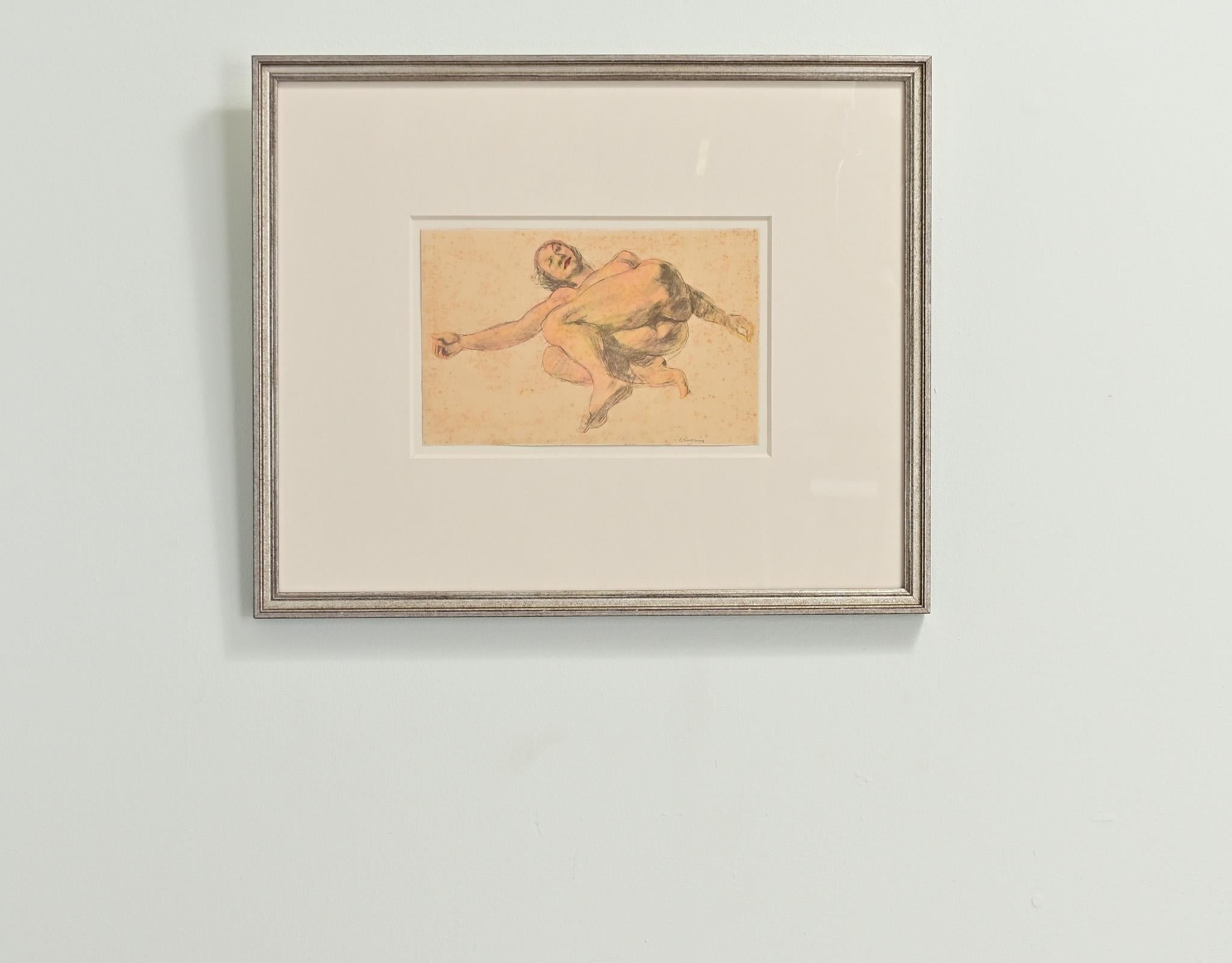 Other French Framed Painting of a Lady For Sale