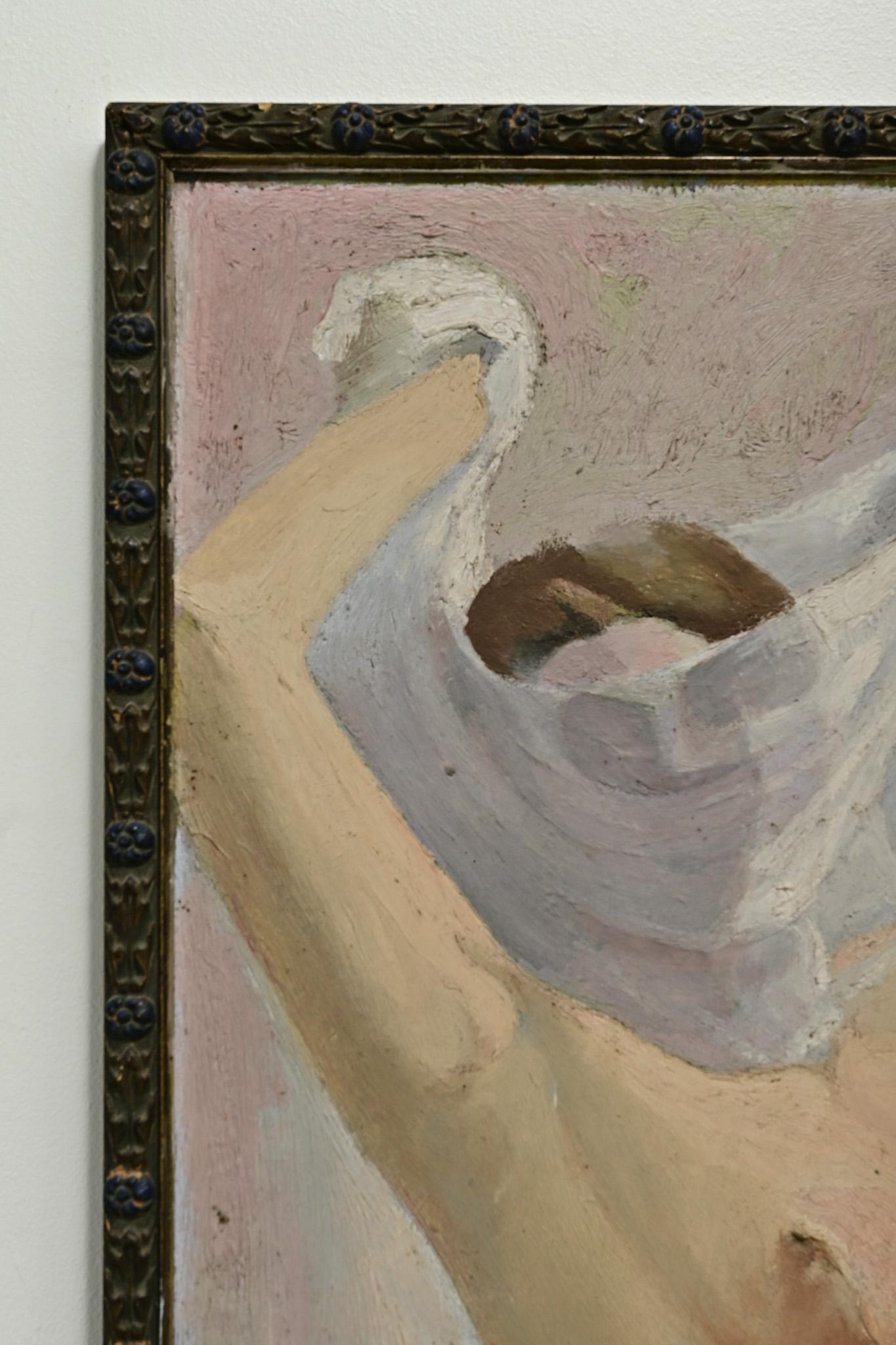 Other French Framed Painting of a Lady For Sale