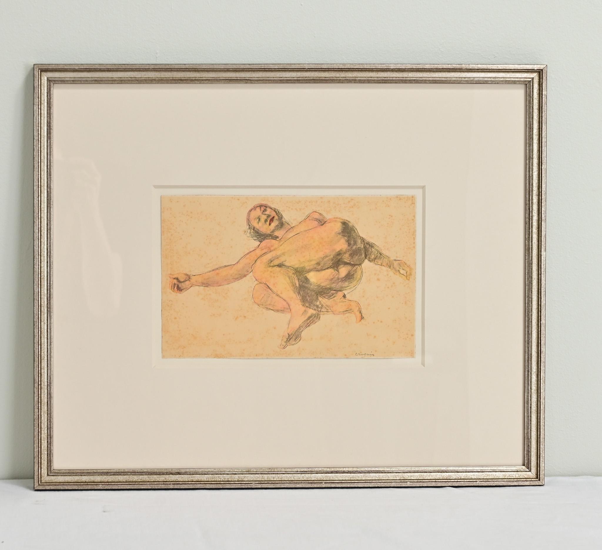 20th Century French Framed Painting of a Lady For Sale