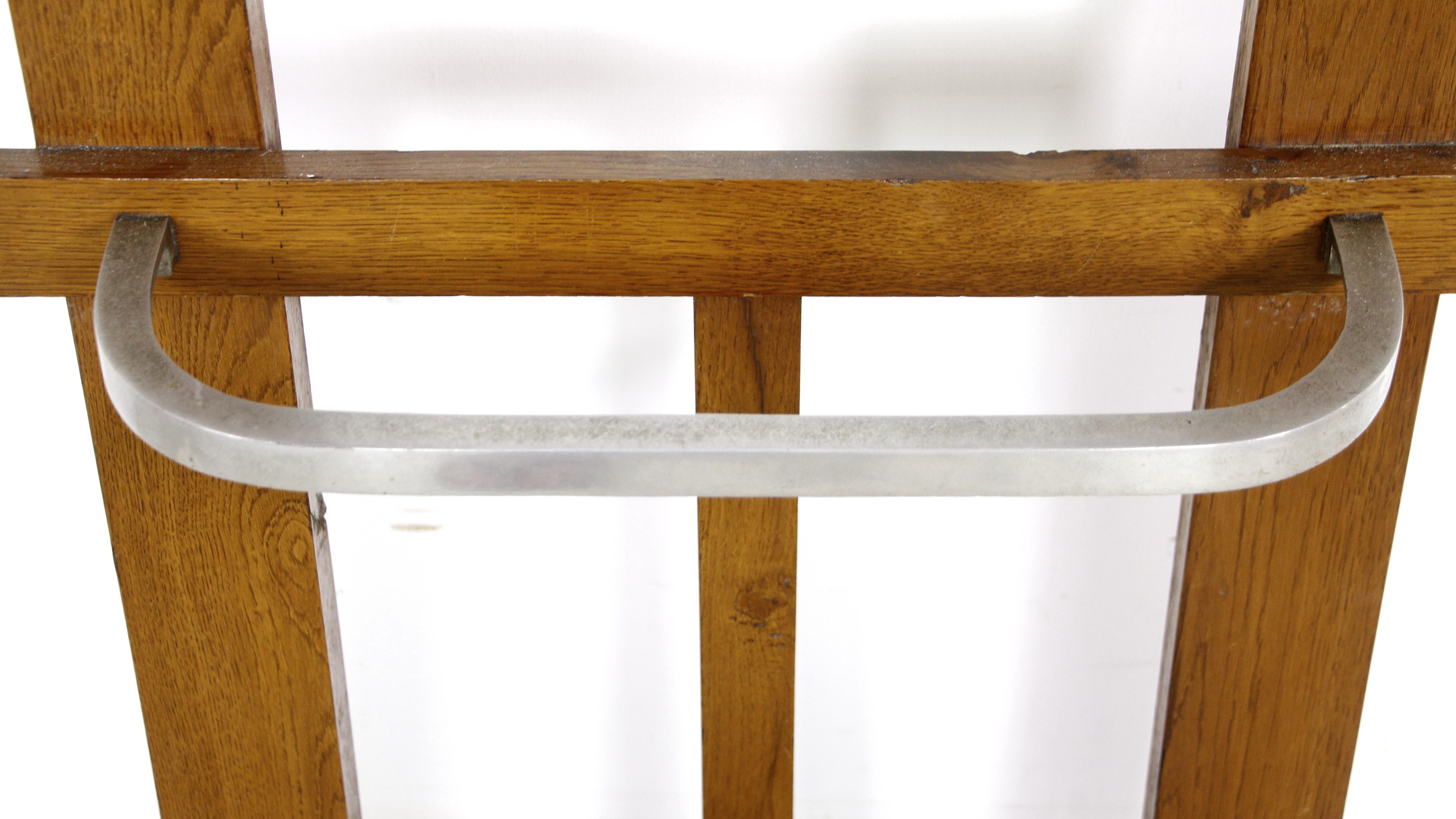 Brossé Porte-manteaux et porte-chapeaux Art Déco français sur pied