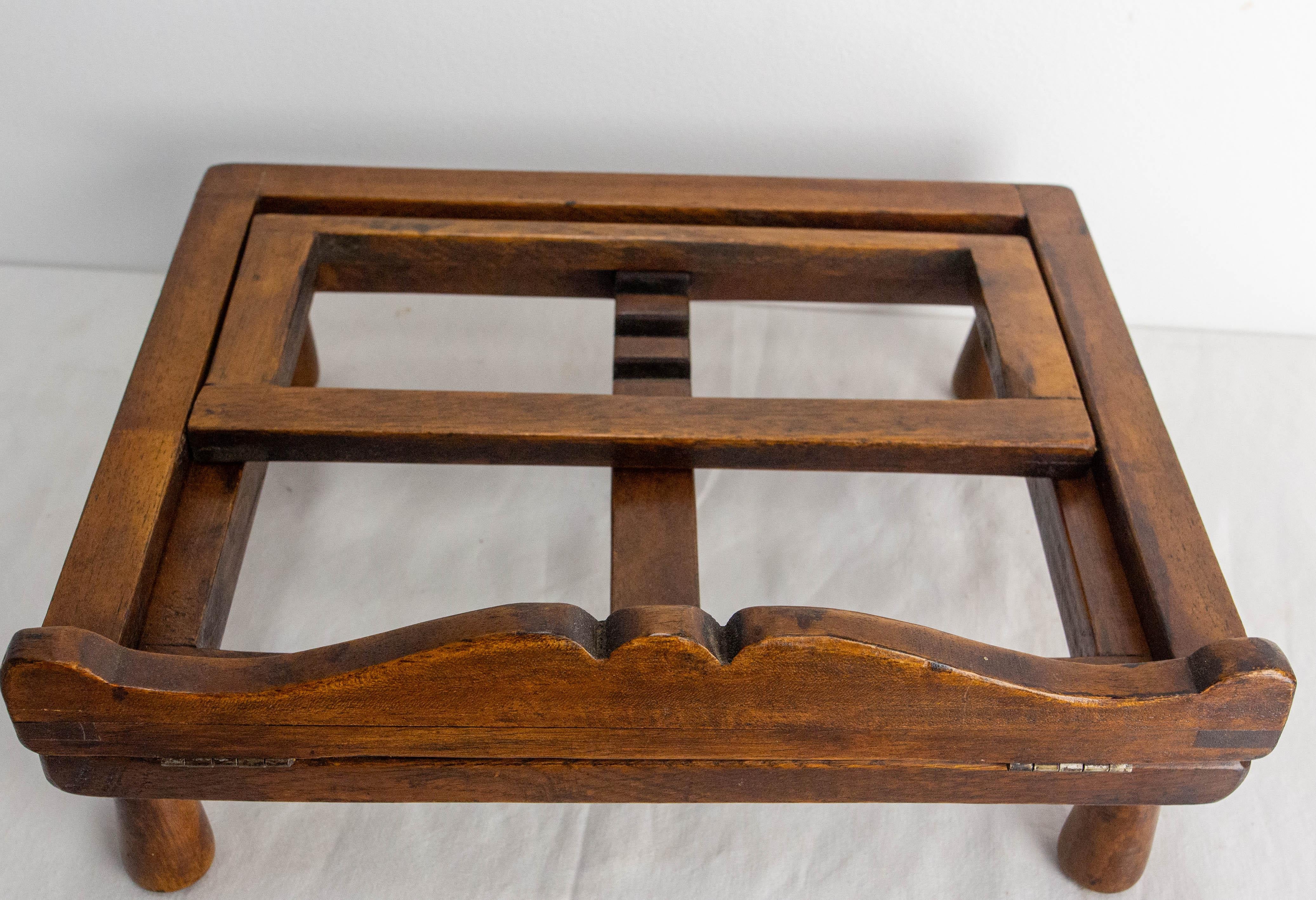 Oak French Free-Standing Lectern Book or Music Stand, 19th Century