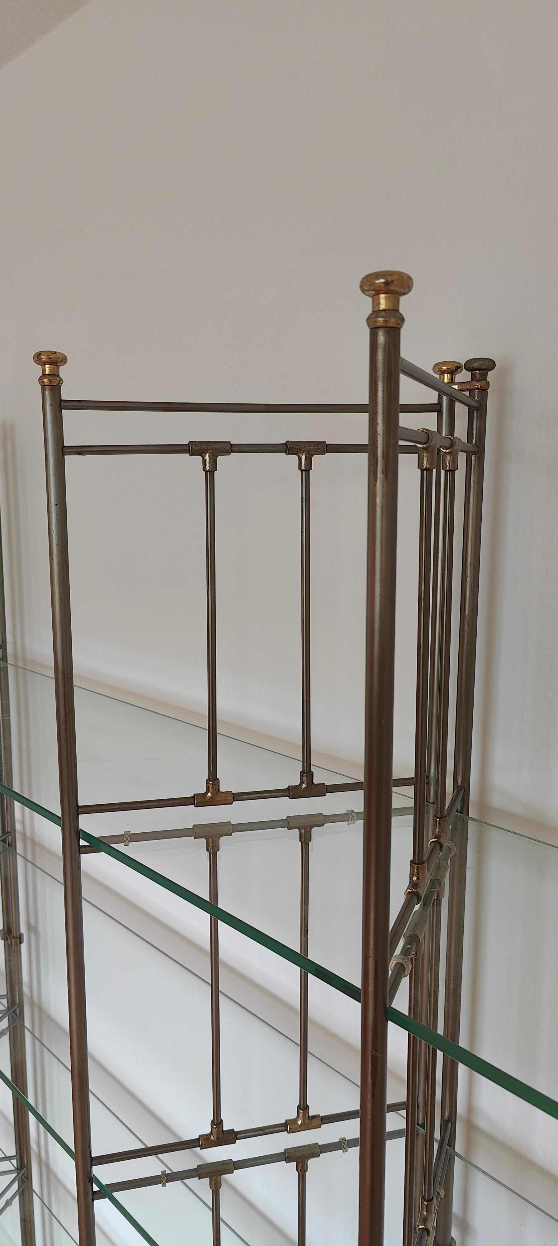 French french freestanding bicolour shelf For Sale