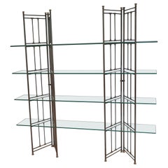 french freestanding bicolour shelf