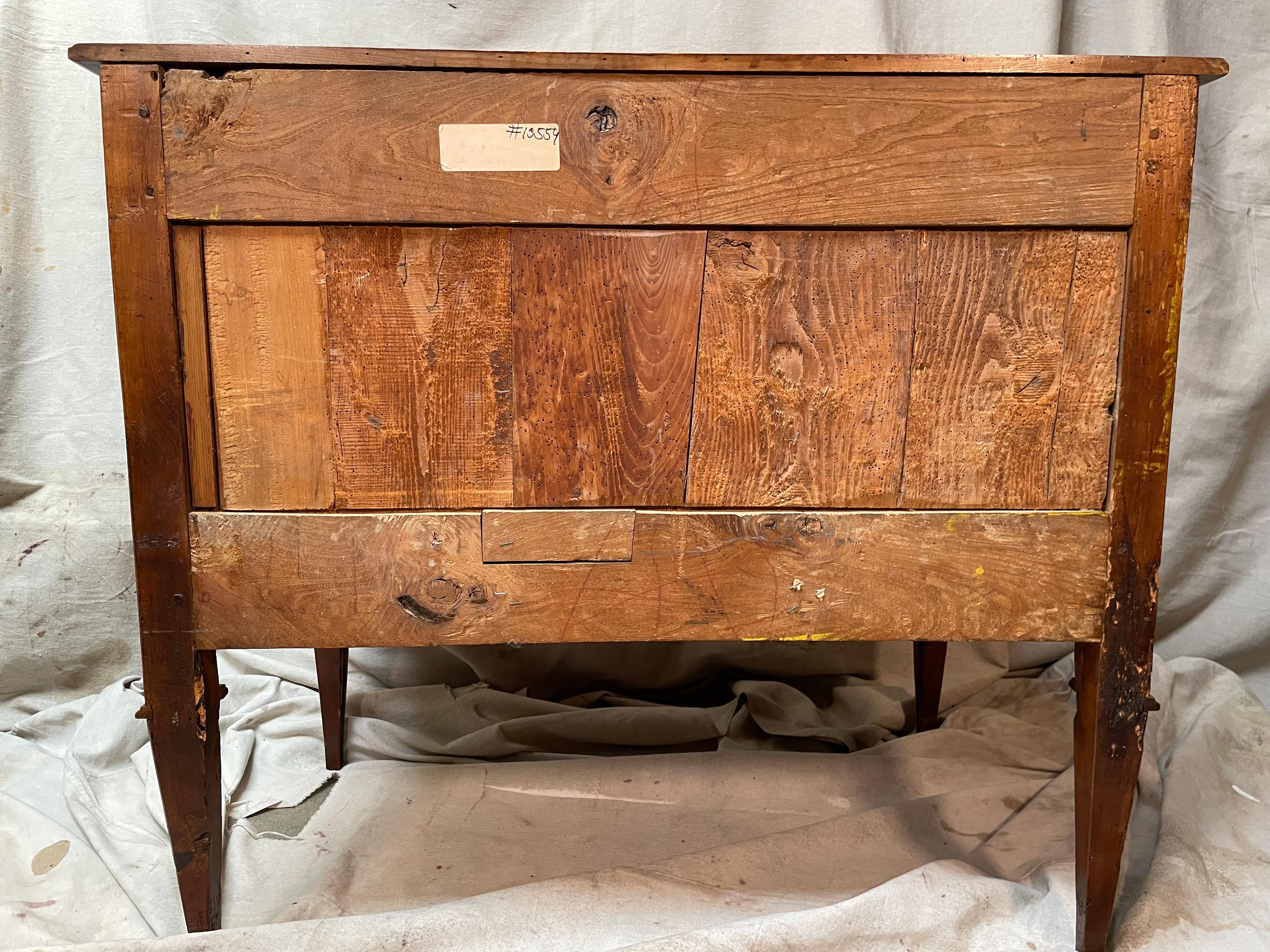 French Fruit Wood Chest of Drawers For Sale 6
