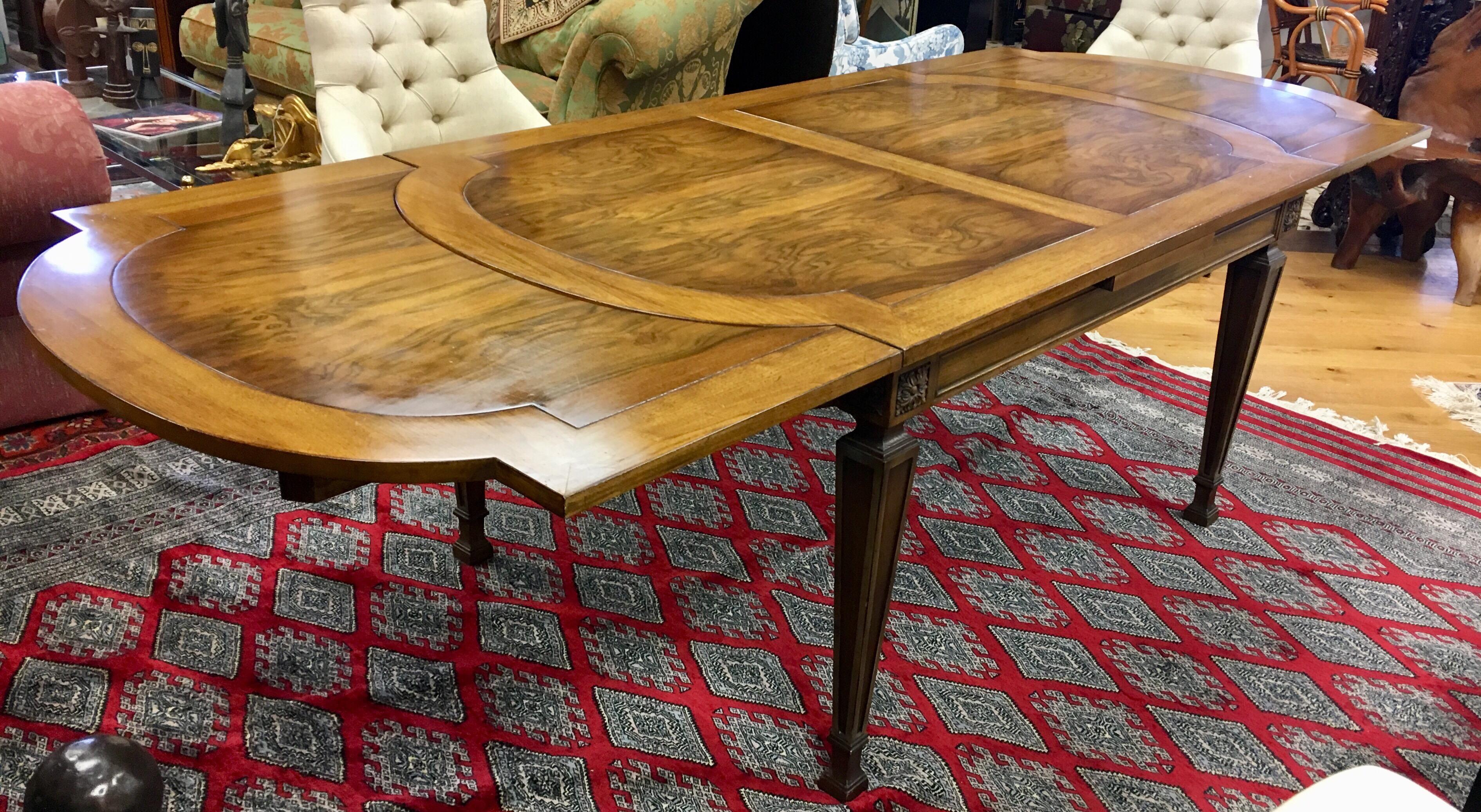 French Fruit Wood Extendable Fruitwood Dining Room Table 10