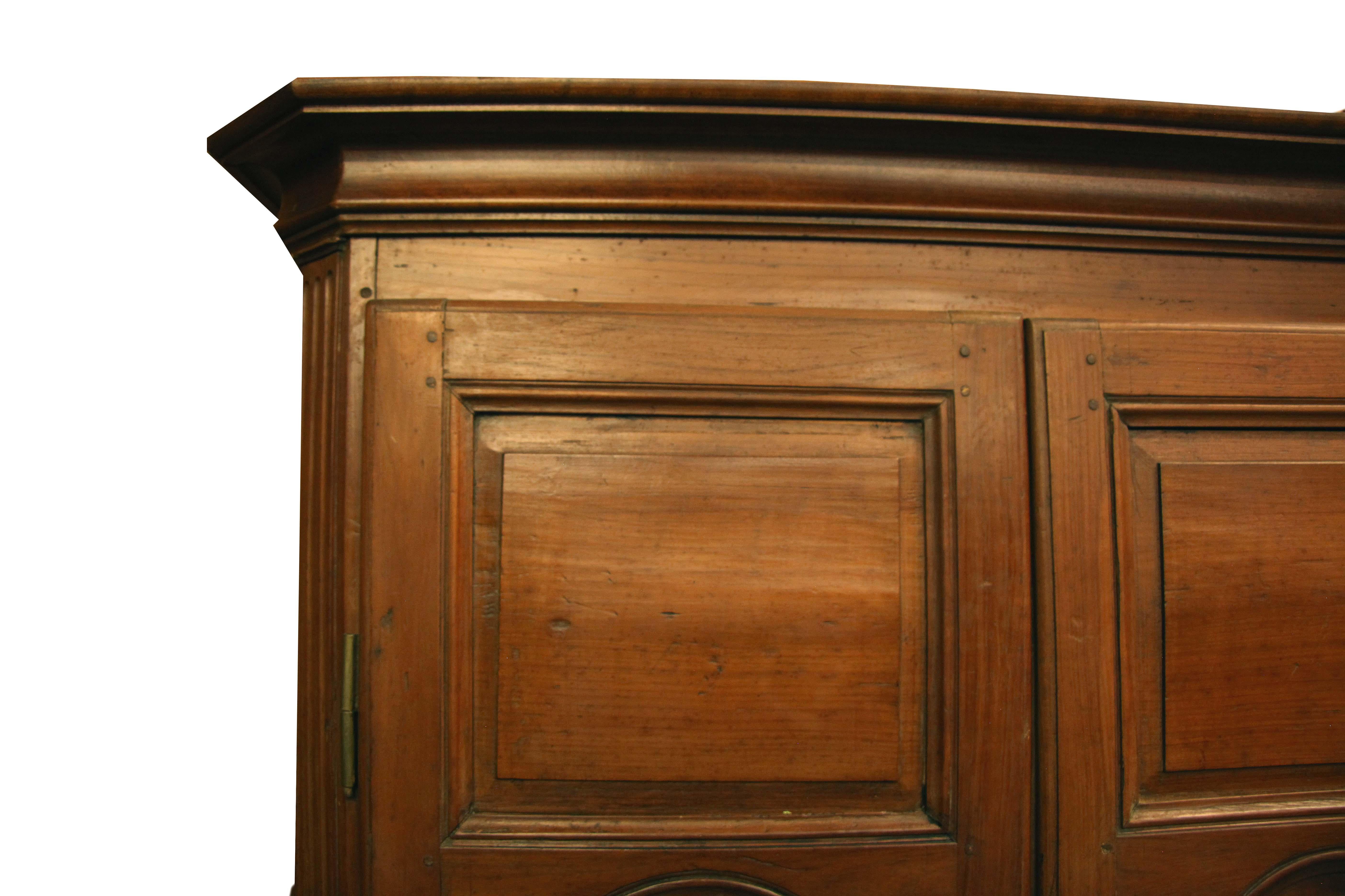 French Fruitwood Armoire 1
