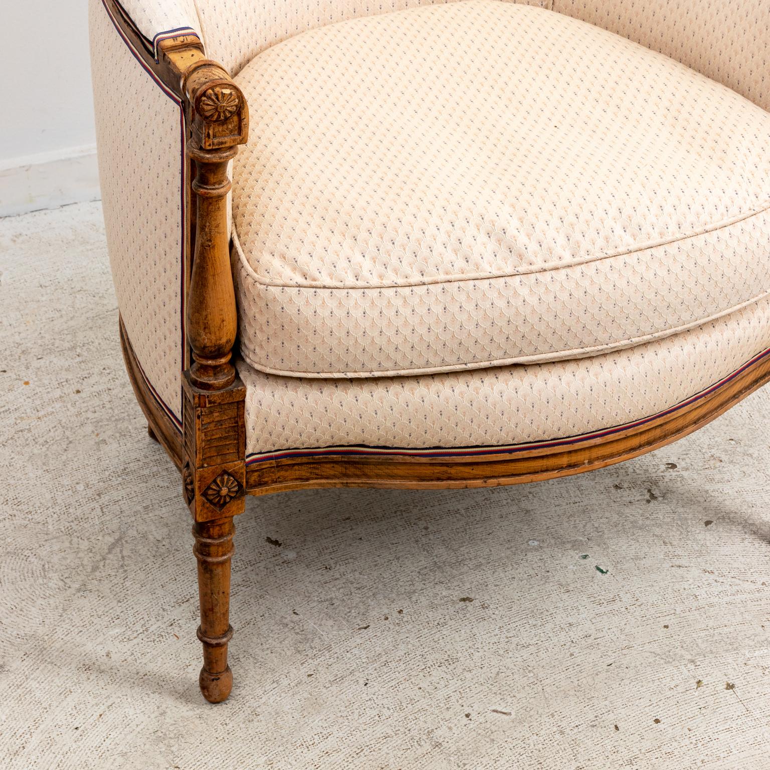 French Fruitwood Directoire Chair In Good Condition In Stamford, CT