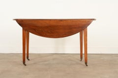 French Fruitwood Drop Leaf Table from Normandy
