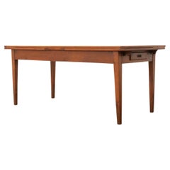 Used French Fruitwood Extending Dining Table