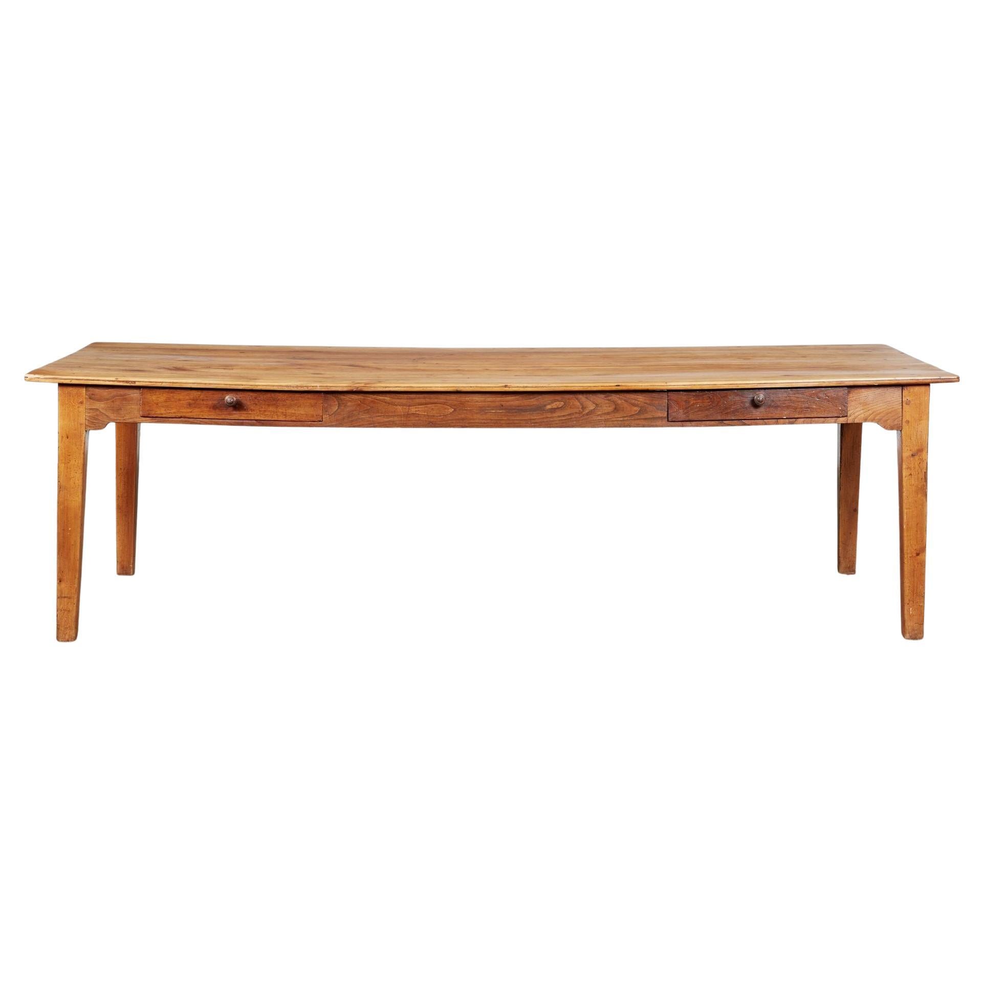 French Fruitwood Farm Table