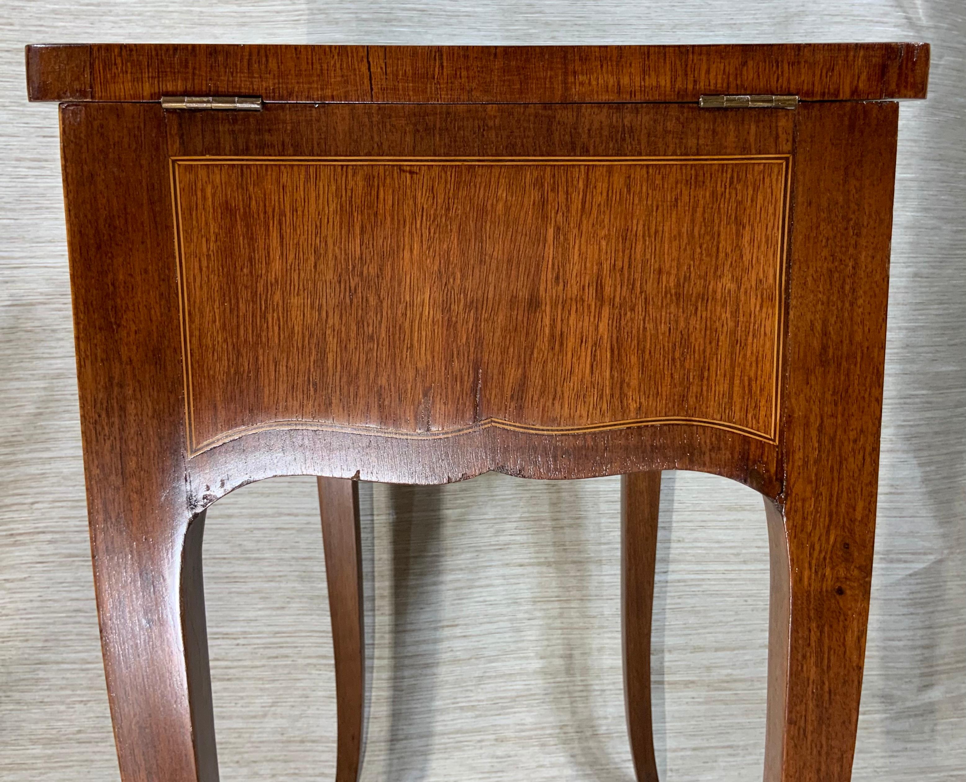 French Fruitwood Vanity Or Dressing Table  2