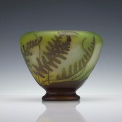 French Galle Cameo 'Fougeres' Vase, circa 1900