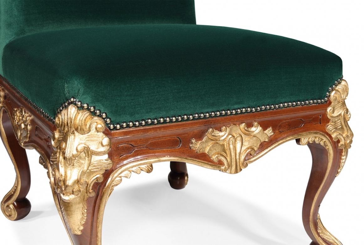 French Galliano Louis XV Desk/Dining Chair, 20th Century For Sale 7