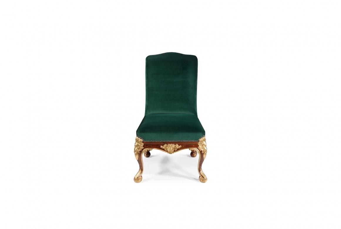French Galliano Louis XV Desk/Dining Chair, 20th Century For Sale 4