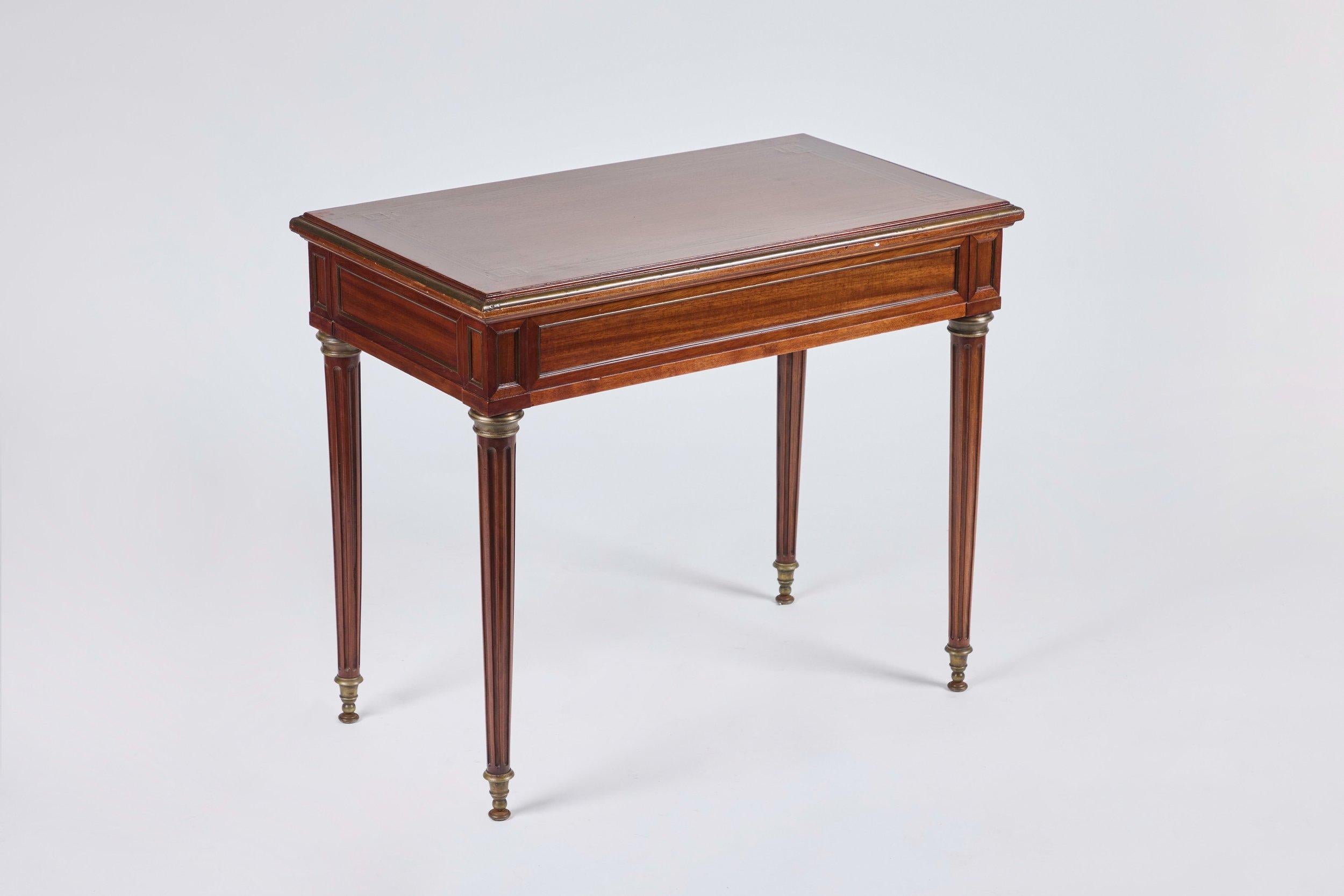 Wood French Game Table For Sale