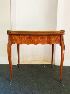 French Game Table Napoleon III Period - Louis XV Style - 19th Century - France
