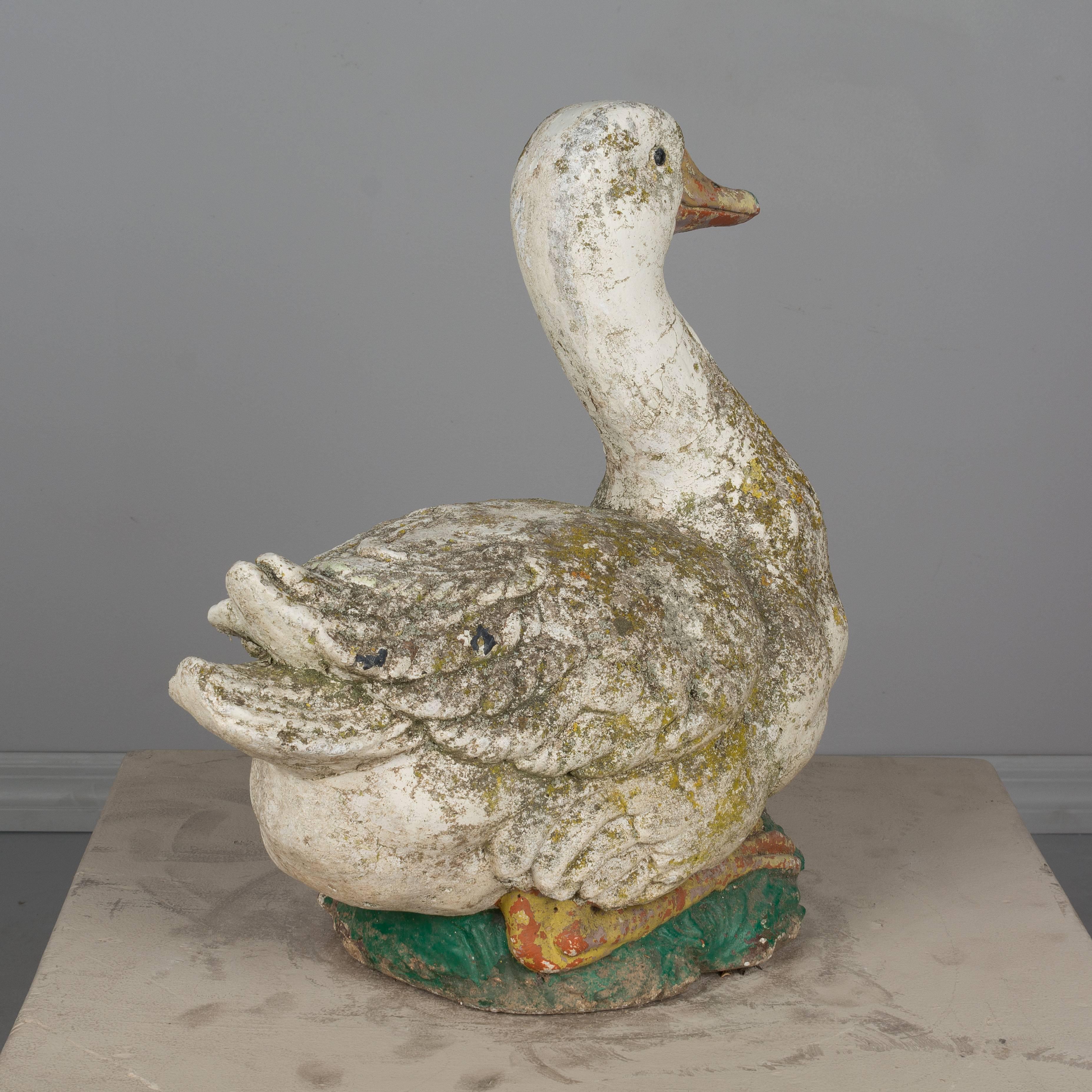 Concrete French Garden Duck