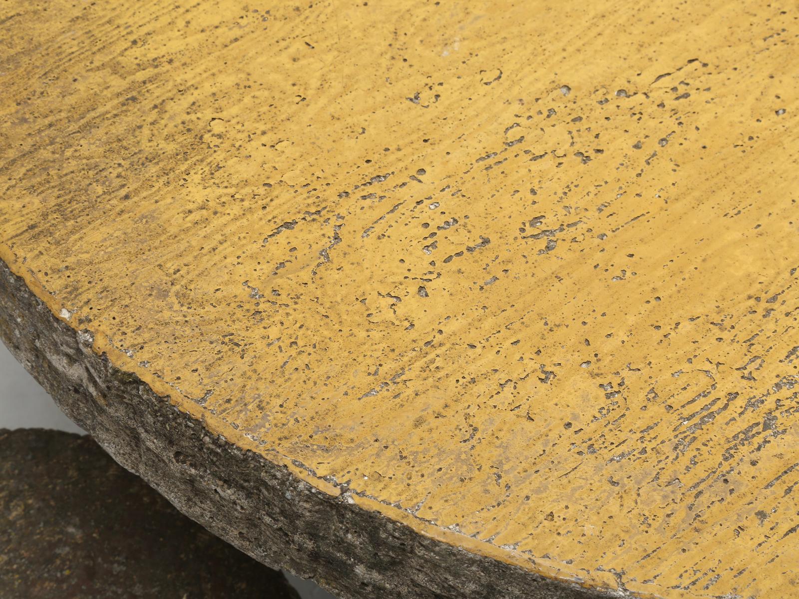 garden concrete table