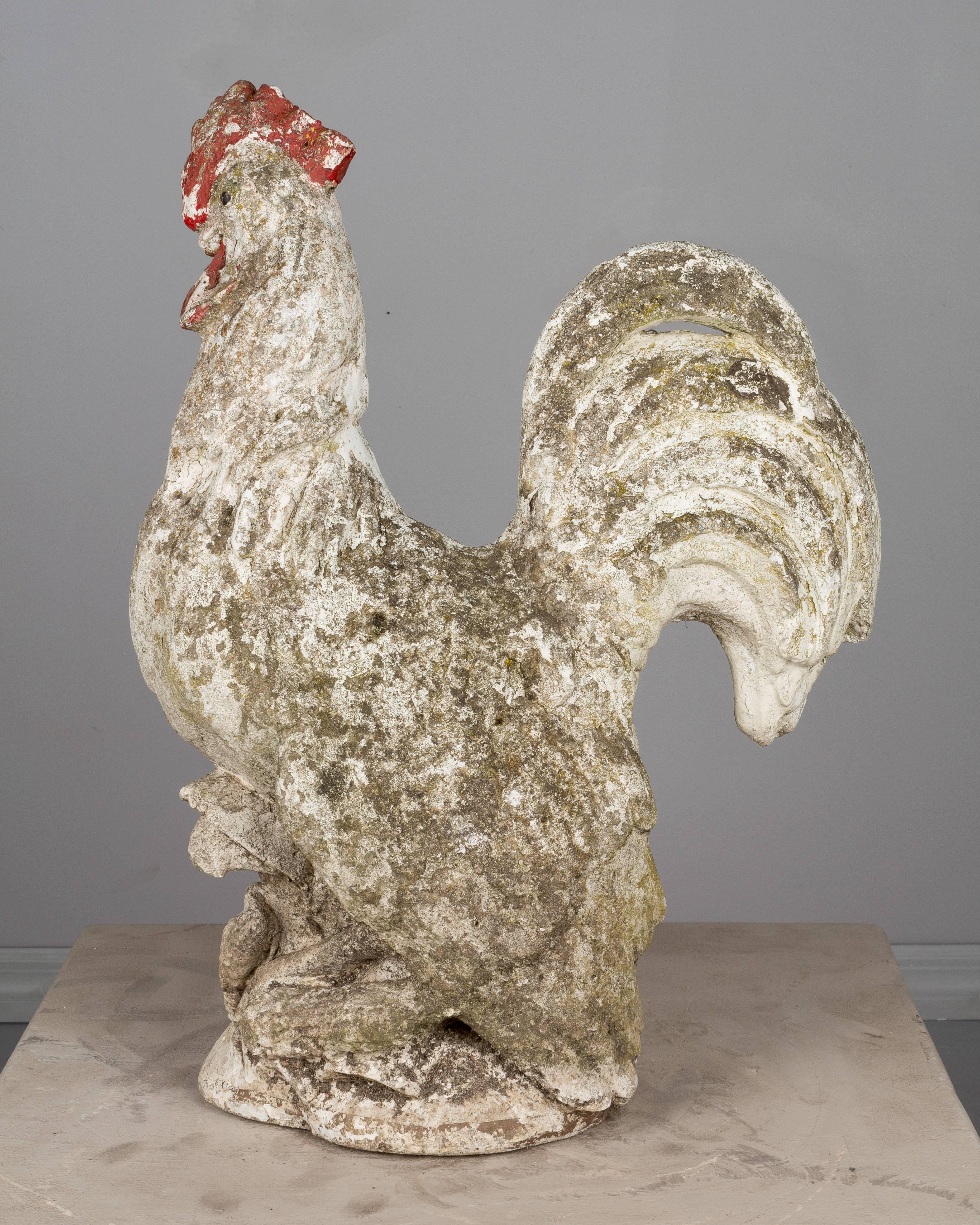 Concrete French Garden Rooster