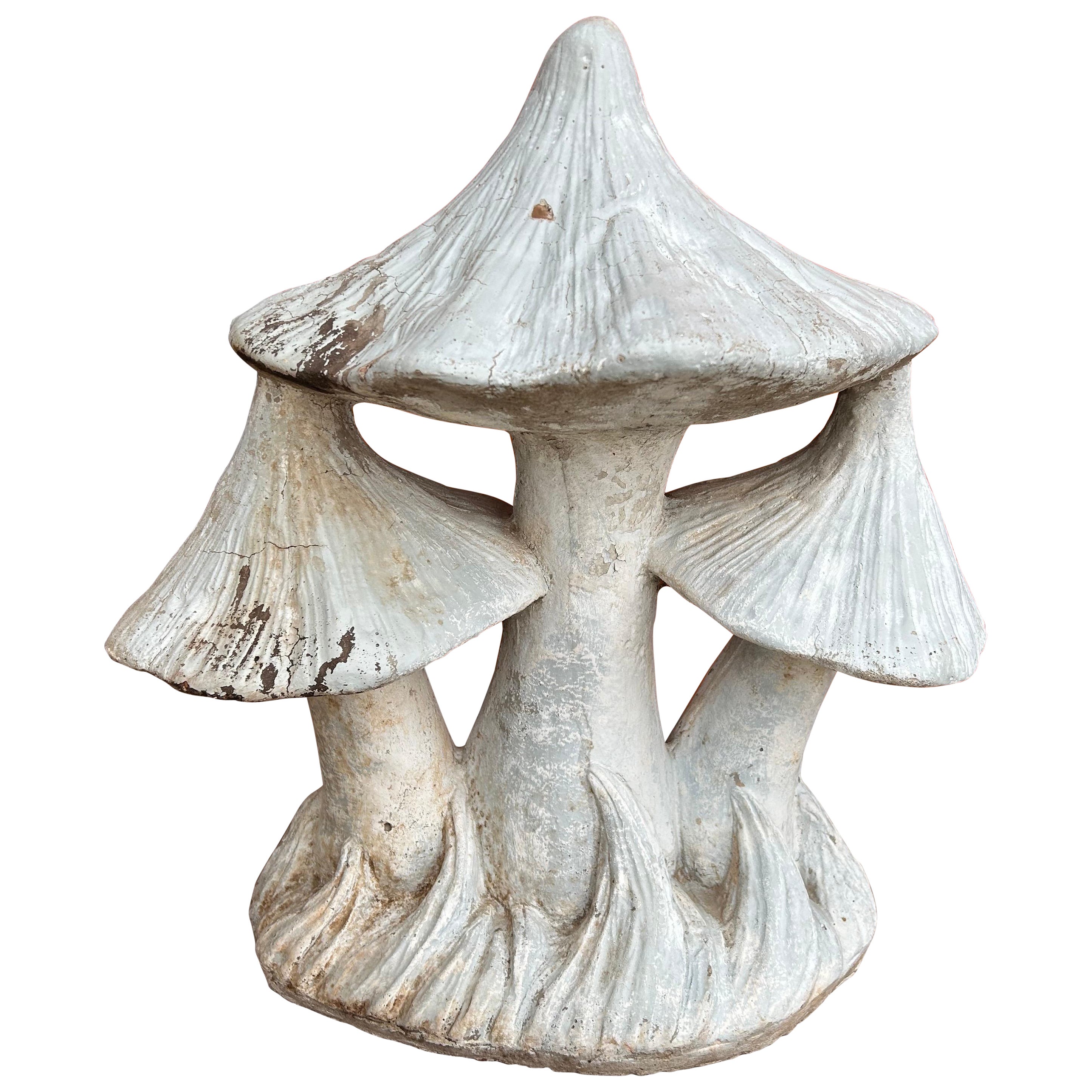 Scultura da giardino francese di funghi