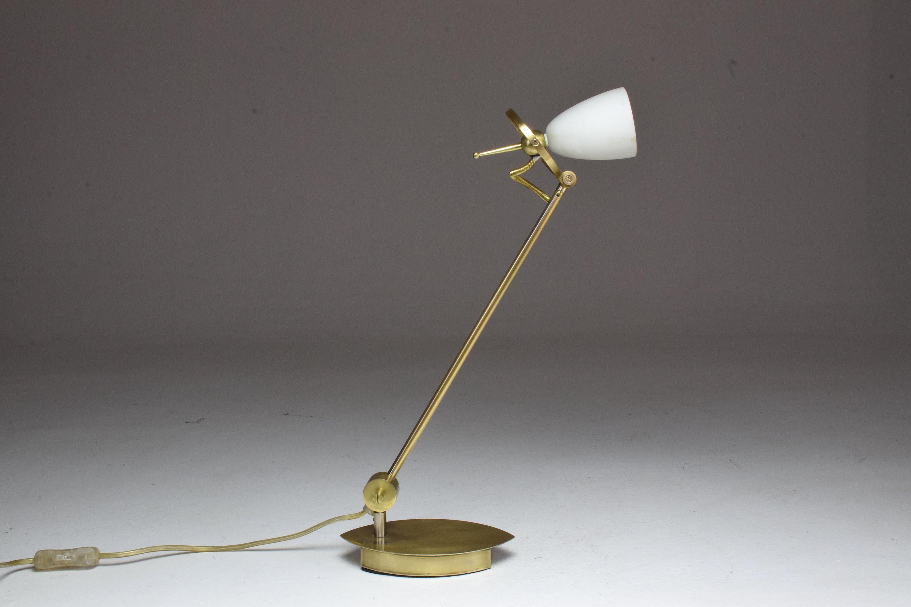 20th Century Vintage Brass Table or Desk Lamp, 1980s 4