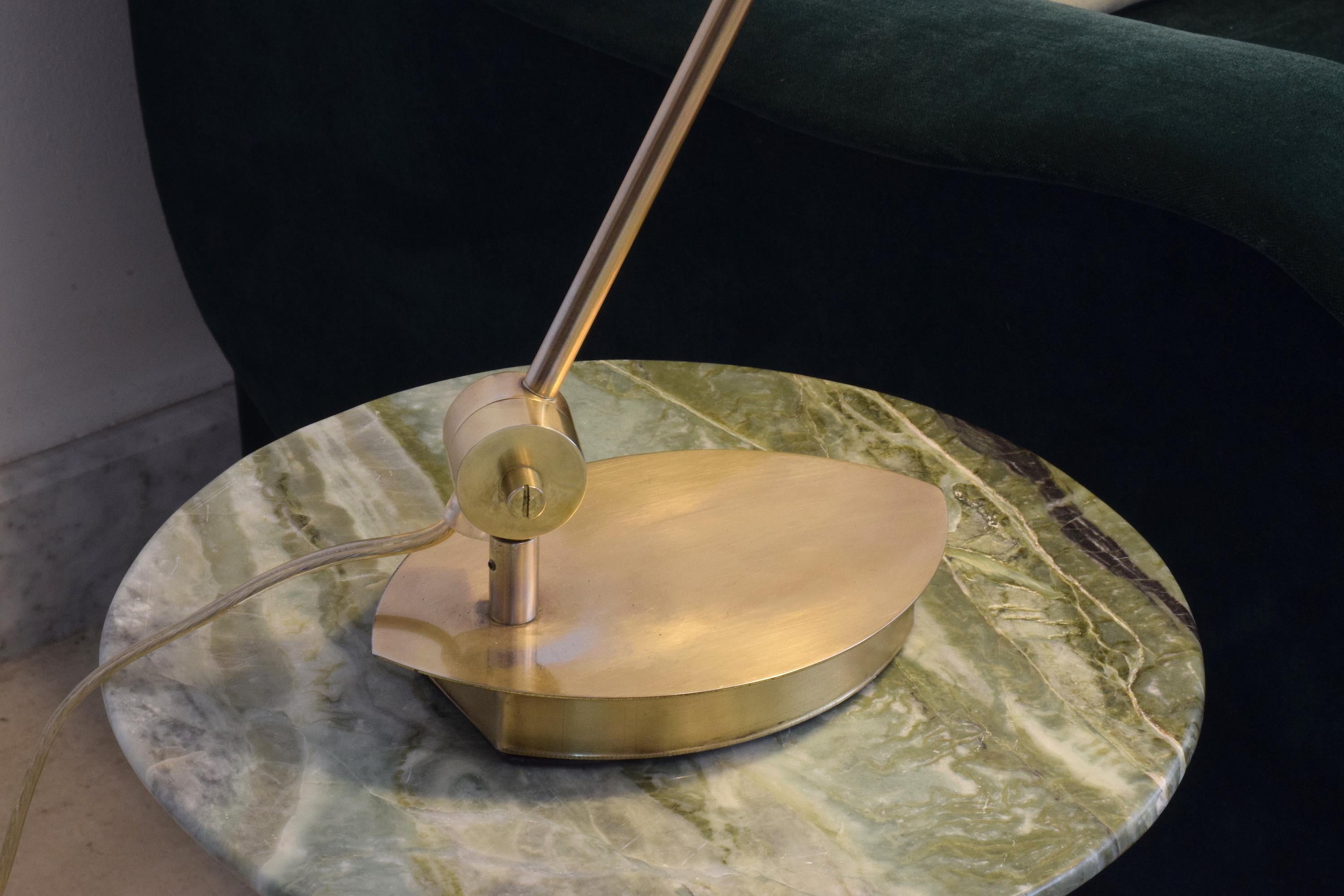 Polished 20th Century Vintage Brass Table or Desk Lamp, 1980s