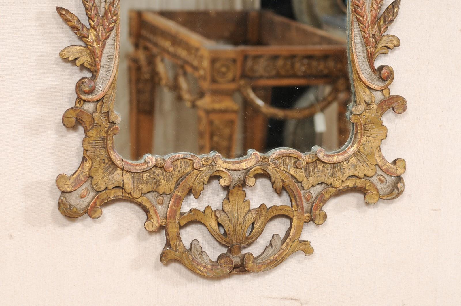 French Georgian Style Mirror, Late 18th C. In Good Condition For Sale In Atlanta, GA