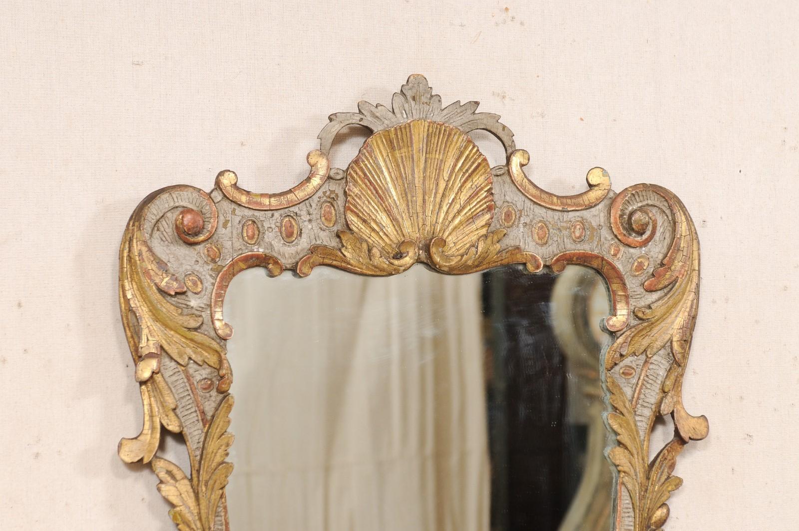 19th Century French Georgian Style Mirror, Late 18th C. For Sale