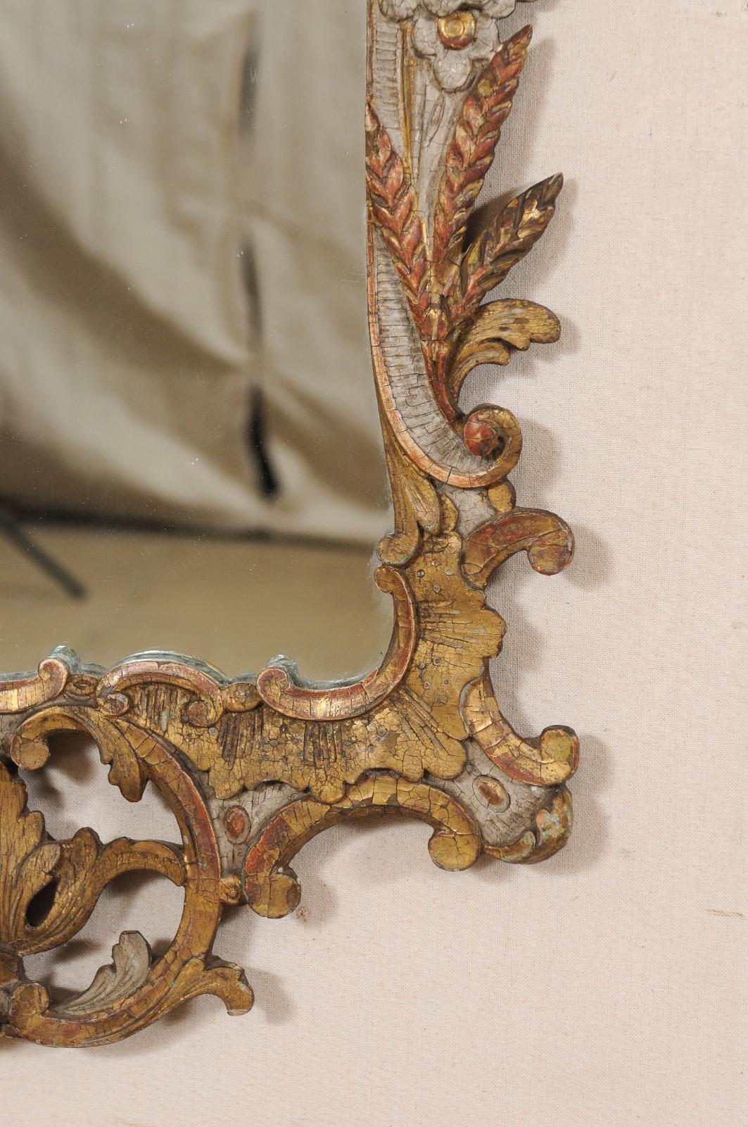 French Georgian Style Mirror, Late 18th C. For Sale 2