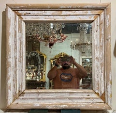 French Gessso Over Pine Mirror