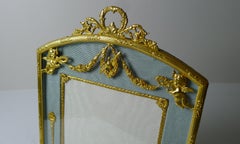 French Gilded Bronze Photograph / Picture Frame - Cherubs c.1900