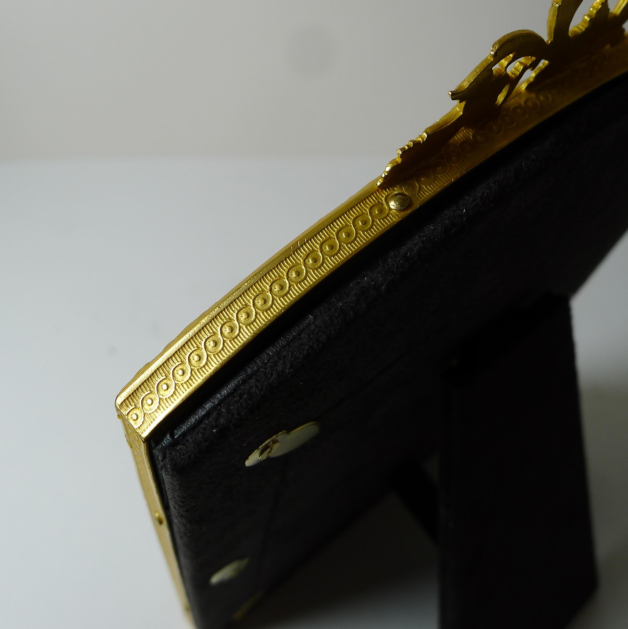 French Gilded Bronze Photograph / Picture Frame - Cherubs c.1900 1
